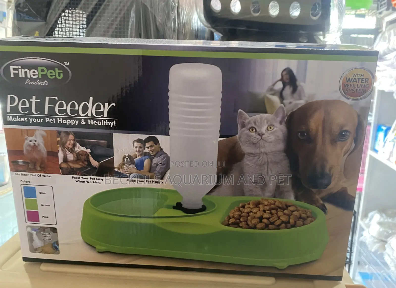 Pet 2 in 1 Feeding Bowls With Bottle