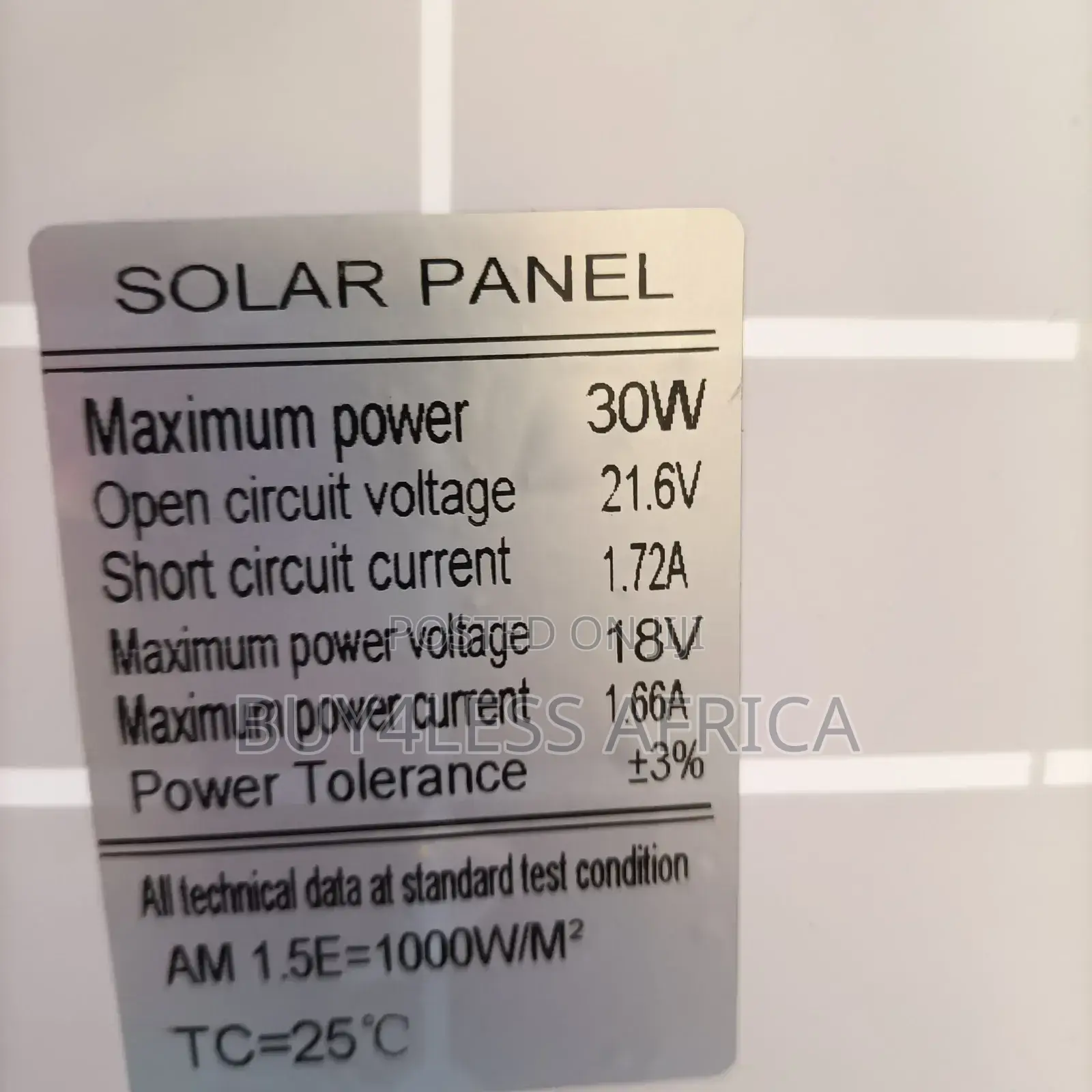 Powerful Solar Panel 30w