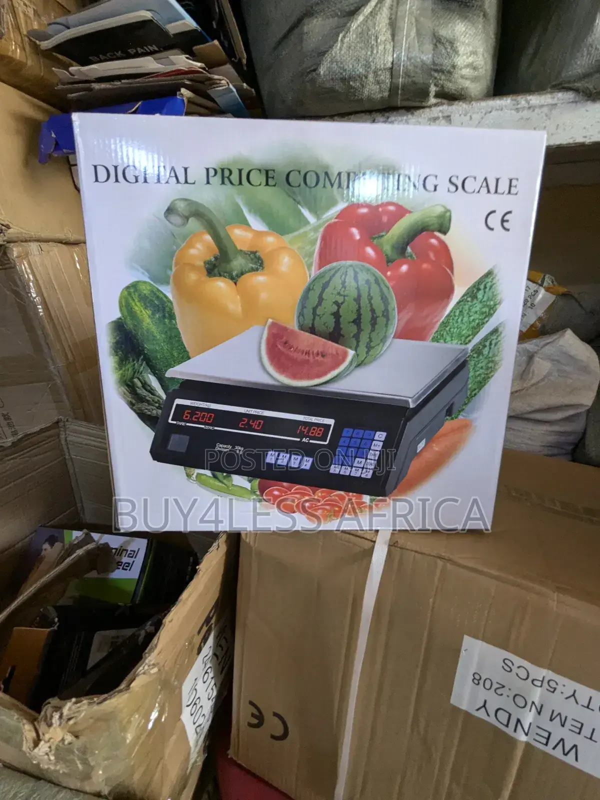 Digital Stainless Steel Pricing Computing Scale 40kg Max