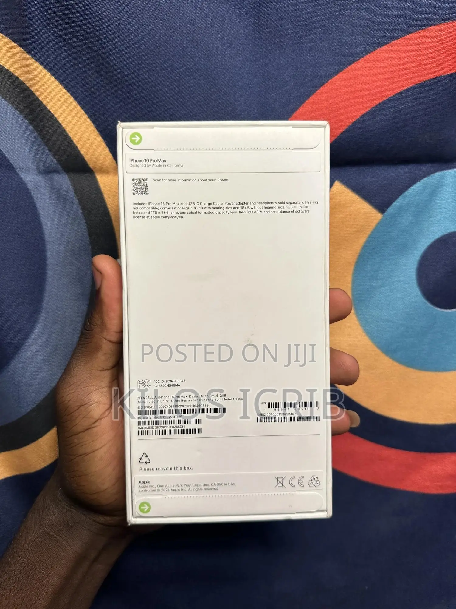 New Apple iPhone 16 Pro Max 512 GB Gold