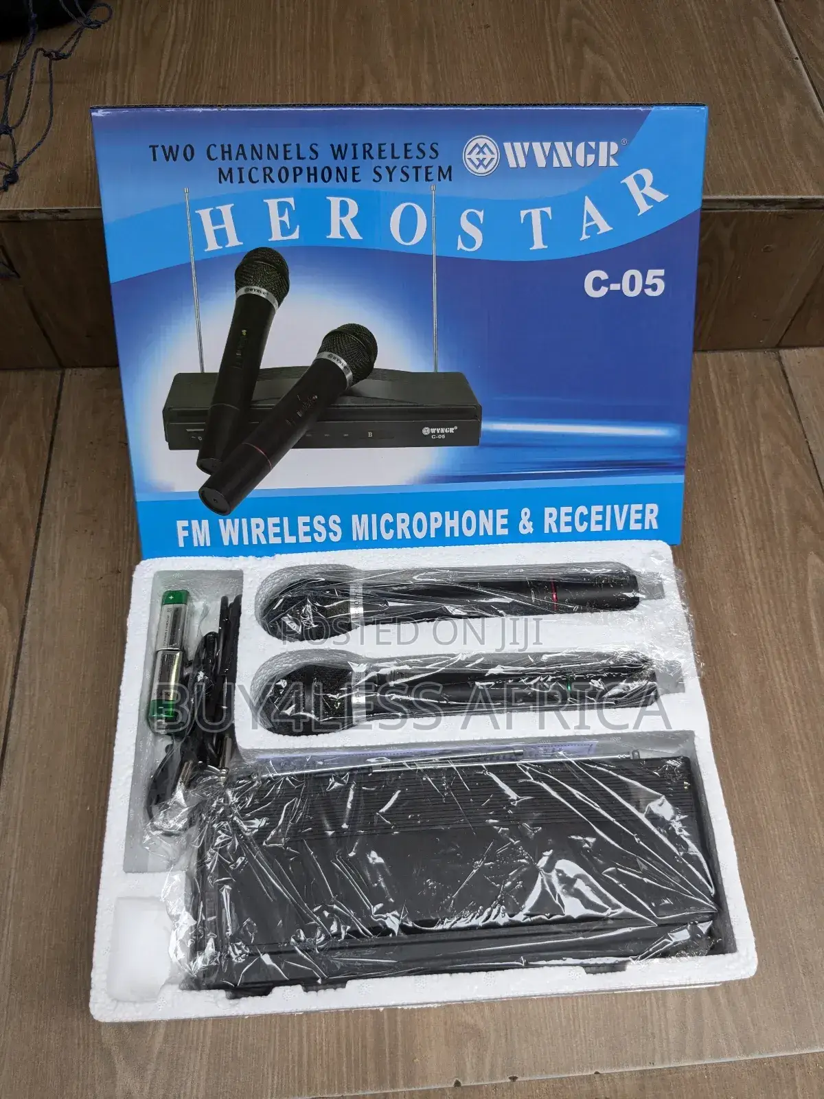 Herostar Two Channel Wireless Microphone