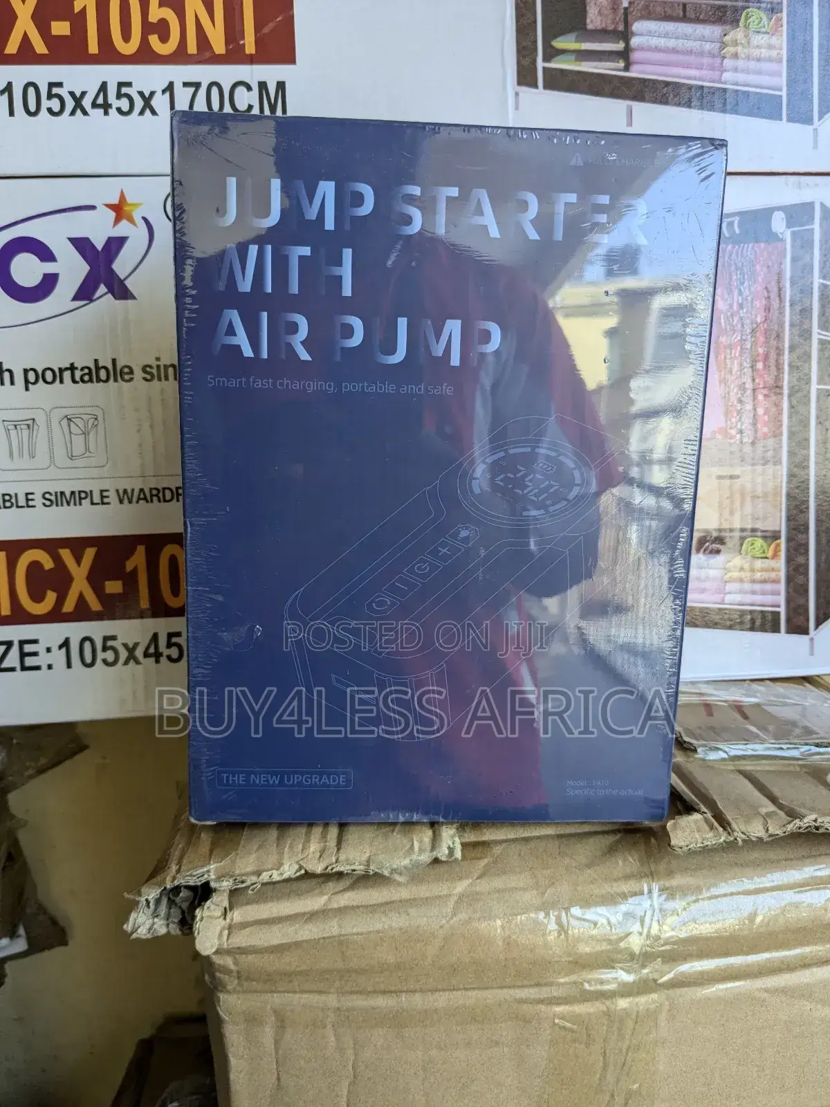 Jump Starter With Air Pump and Usd Charger Support