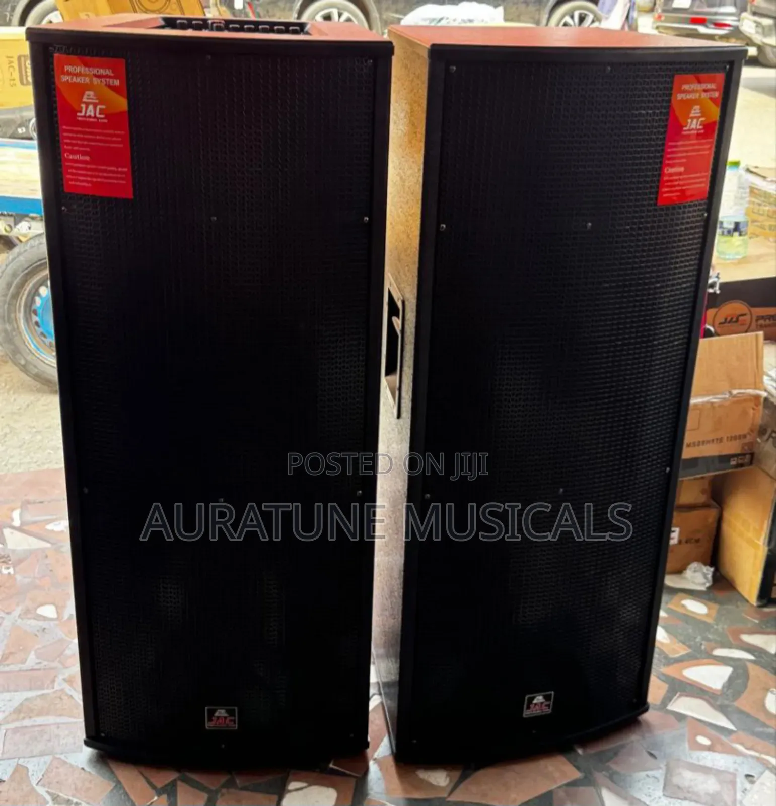 Jac 15inches Active Speakers With Two Microphone