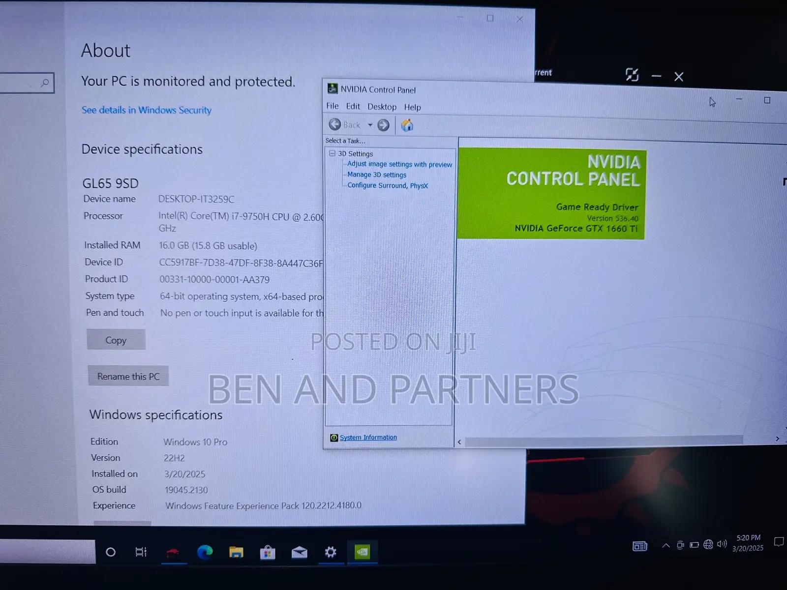 Laptop MSI Pulse GL66 16GB Intel Core i7 SSD 512GB