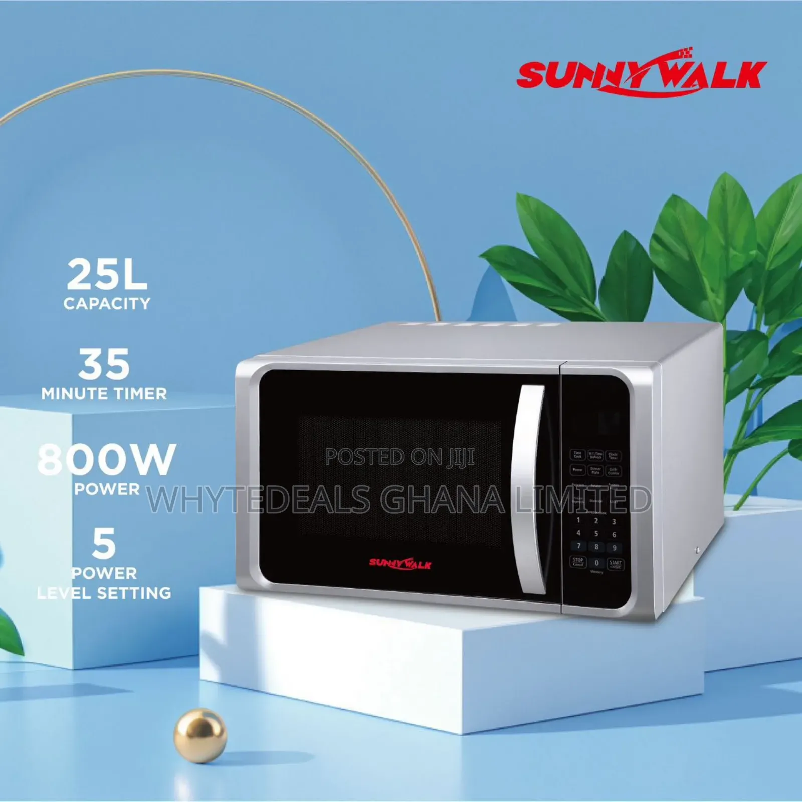 25l Sunny Walk Microwave Oven Grill|Cooks | Defrost| 2025