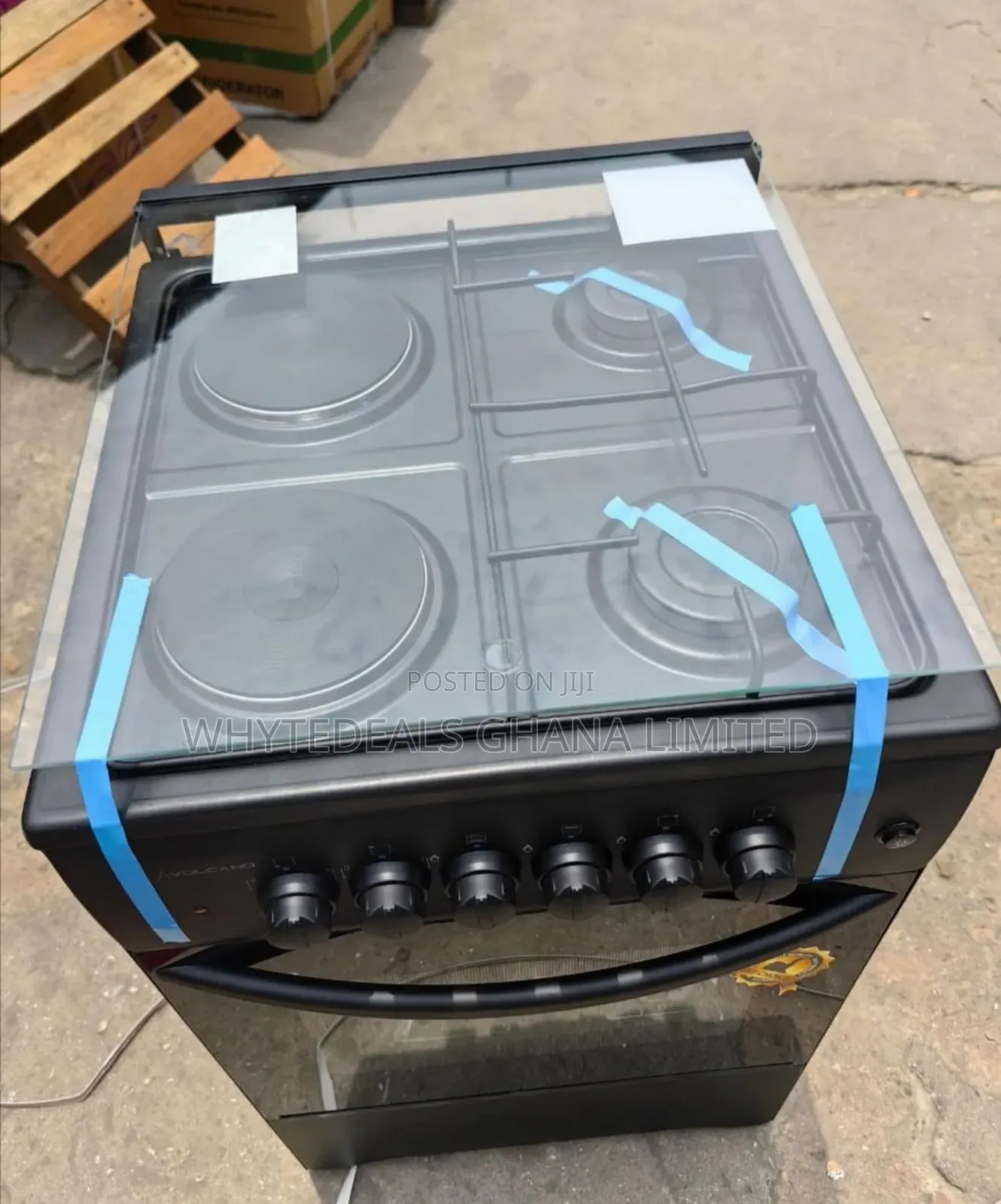 Gas + Electric Volcano Cooker With Oven and Grill- Stainless