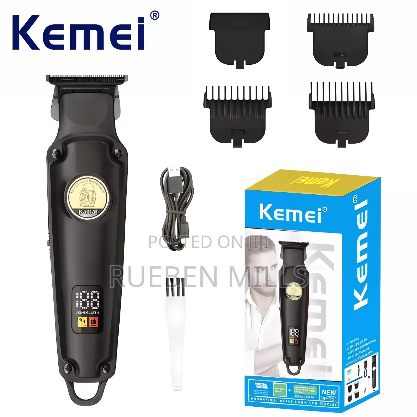 Kemei Km-2371 Men's Super Sharp Detailer Beard Trimmer