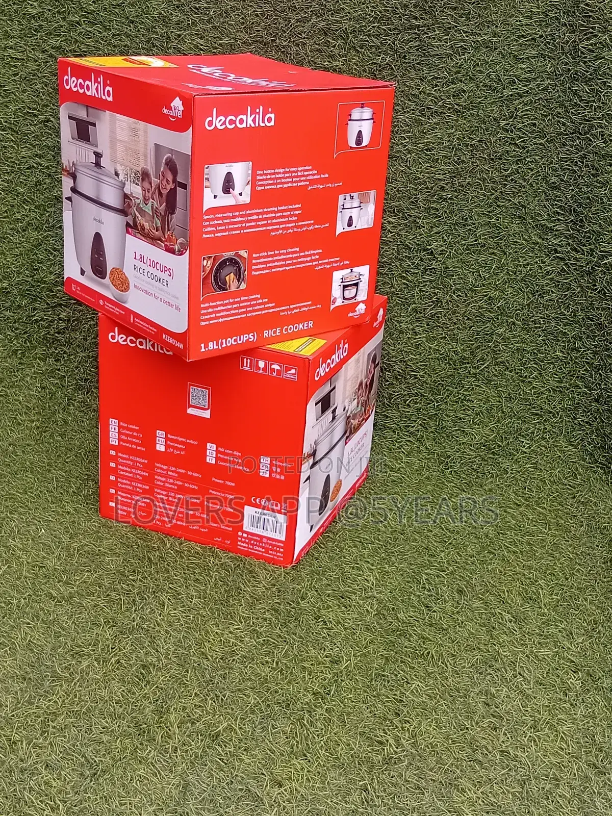 1.8l(10cups)Decakila Brand New Rice Cooker