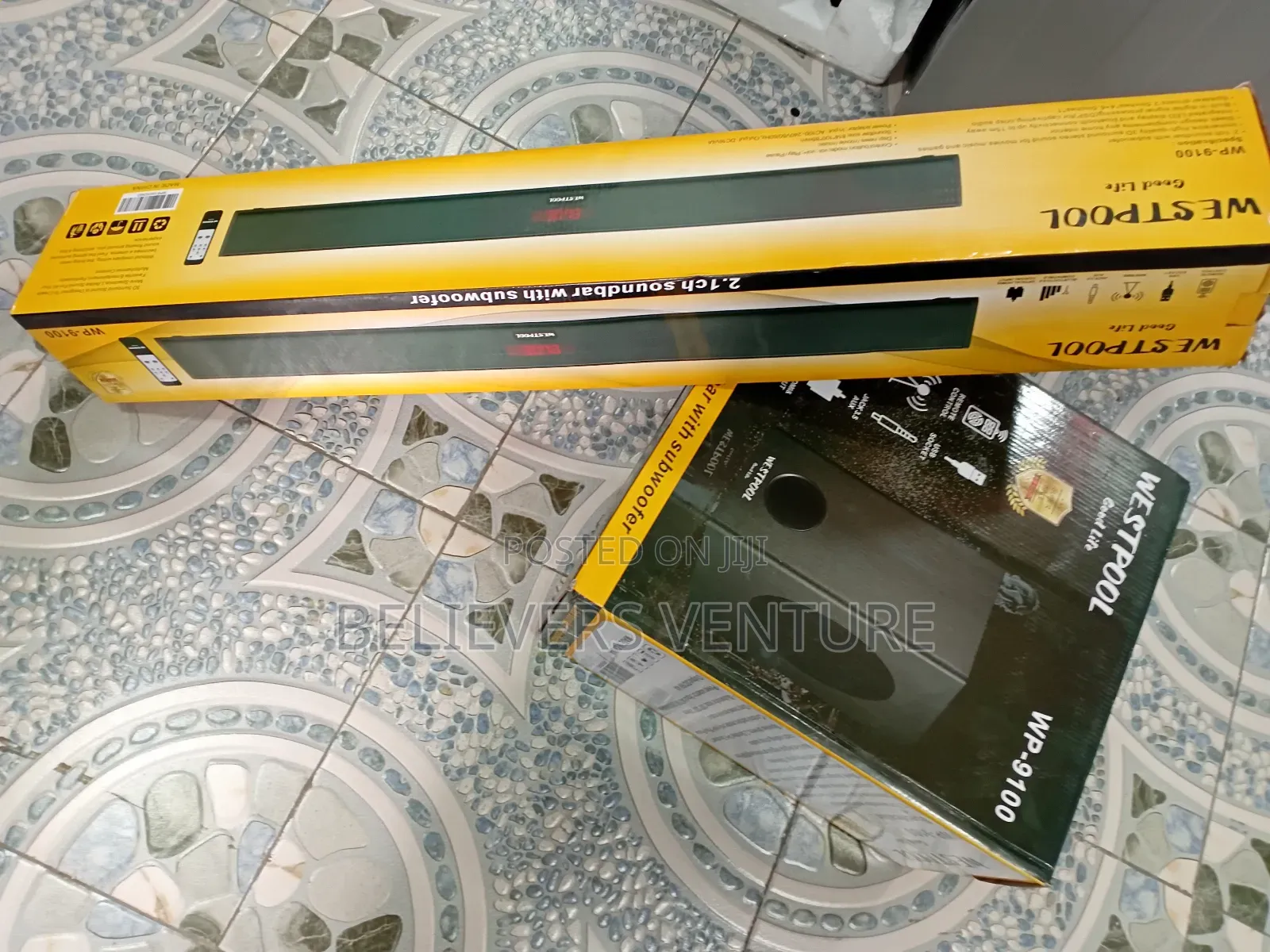 Confidential 2.1ch Sound Bar Wit Subwoofer Westpool Wp-9100