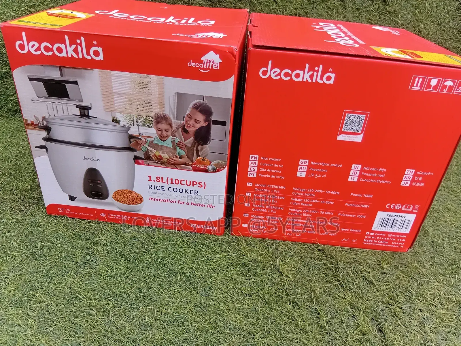 You Number Decakila 1.8l 10cups Rice Cooker 700w