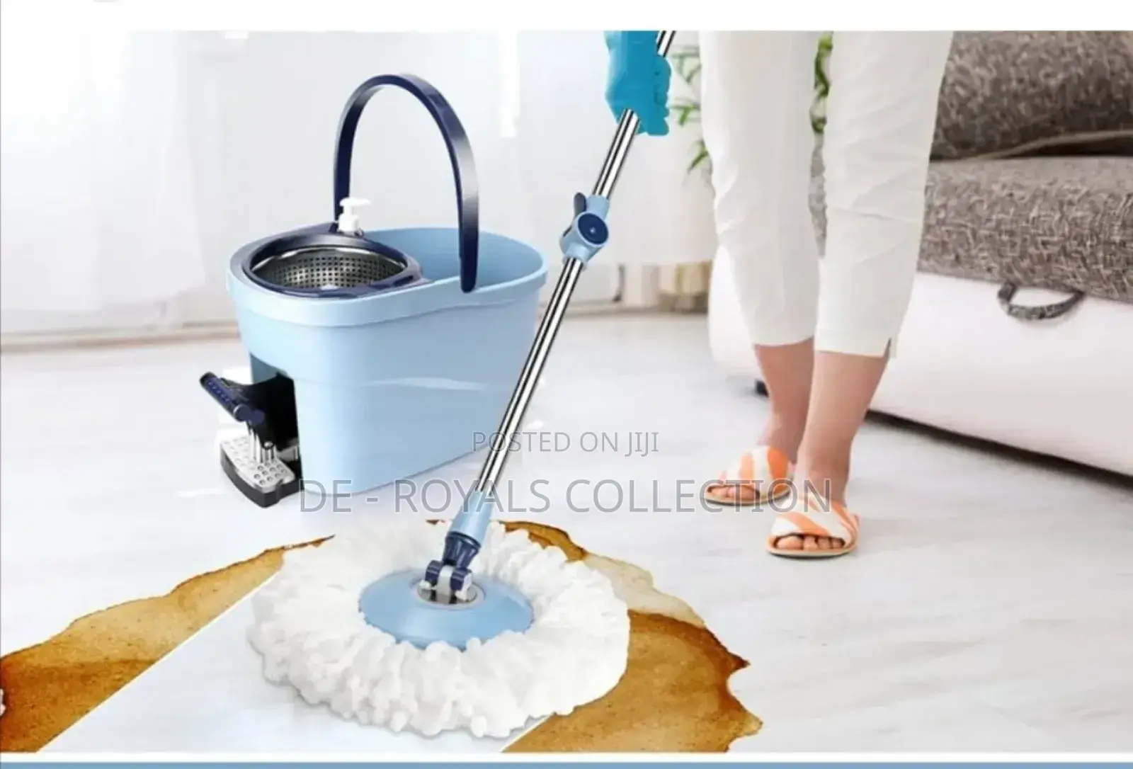 Spin Mop and Bucket, for Floor Cleaning
