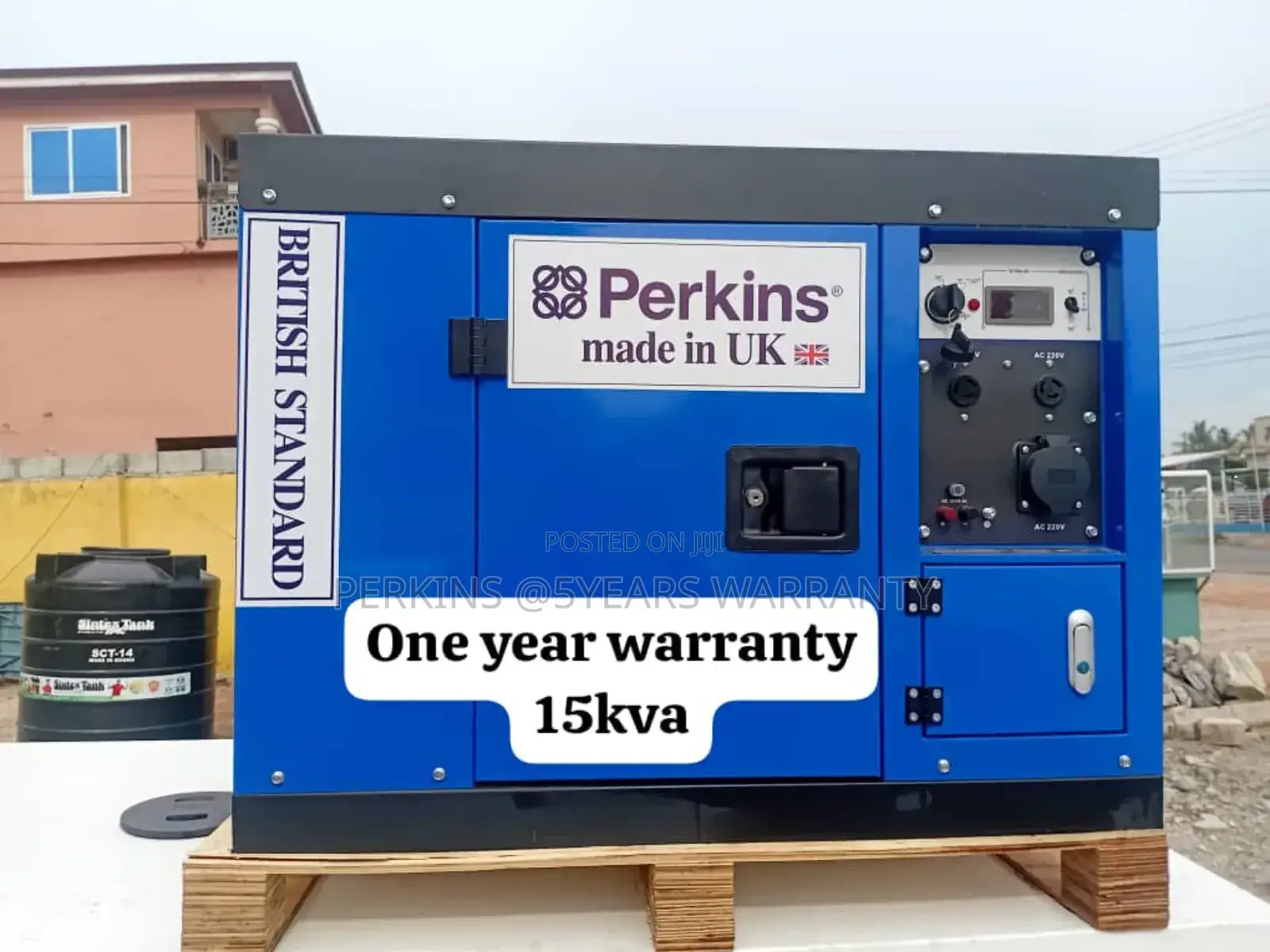 Max Power Perkins 15kva Key Start Diesel Silent Generator
