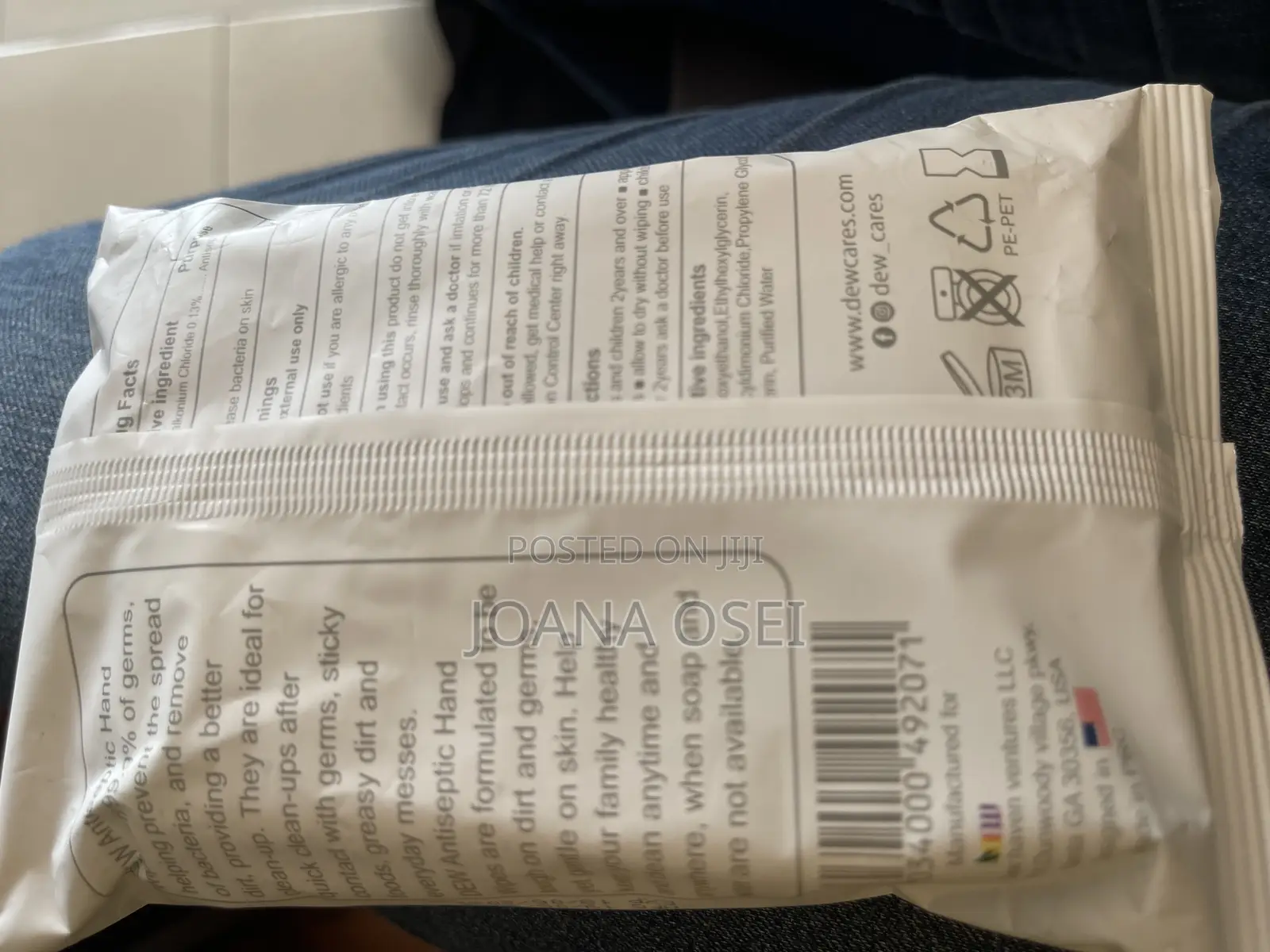 Hand Sanitizer Wipes
