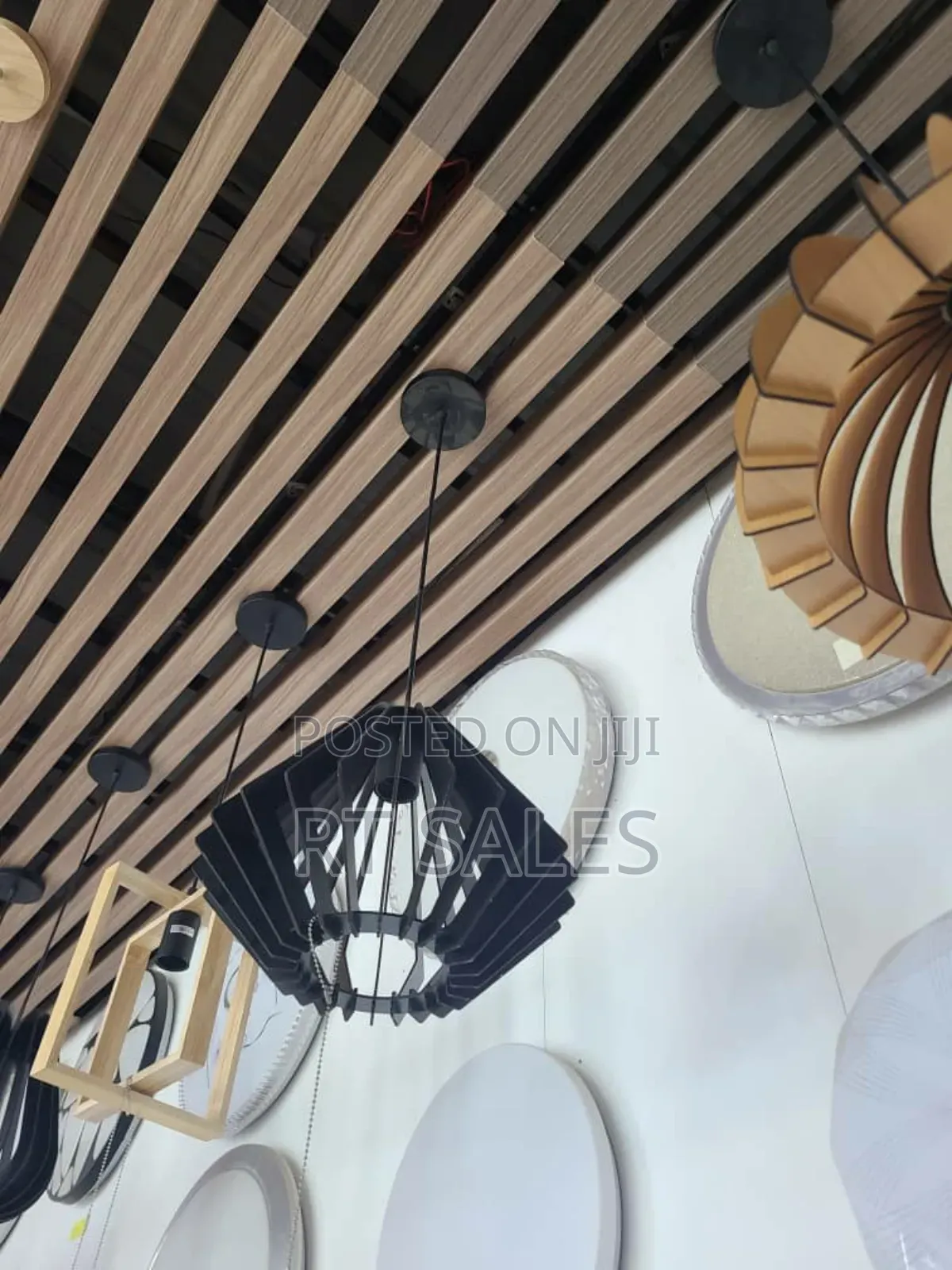 Wooden Single Pendant Light