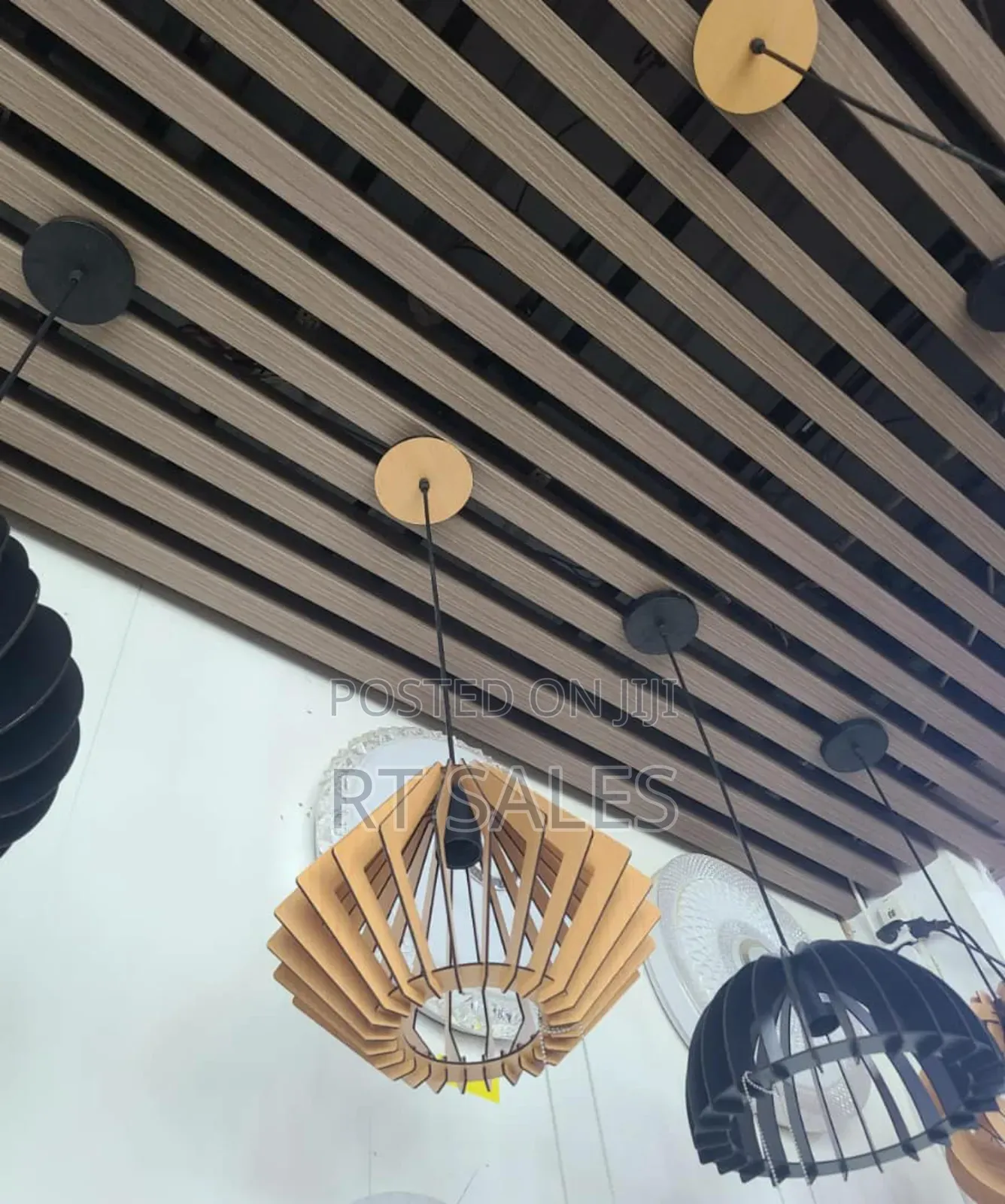 Wooden Single Pendant Light