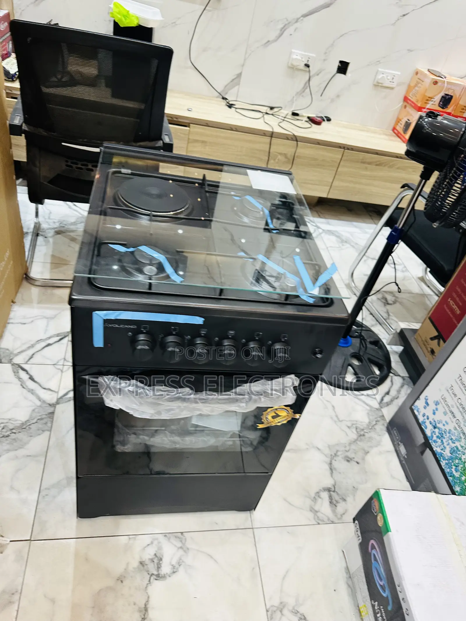 Extra Cooking Volcano 4burner 50/50 Gas Oven