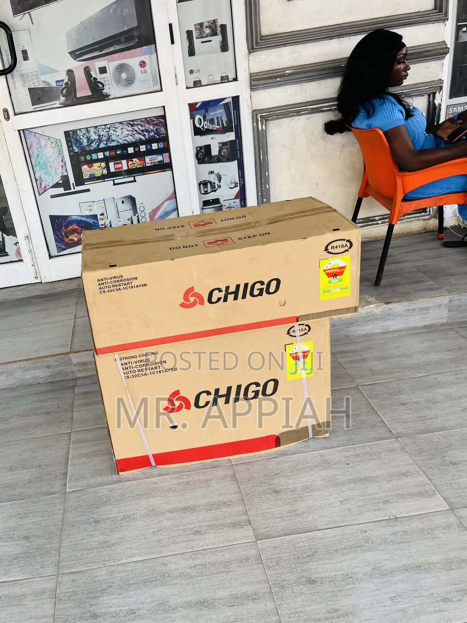 Split Type Non Inverter Chigo 2.5hp Air Conditioner(White)