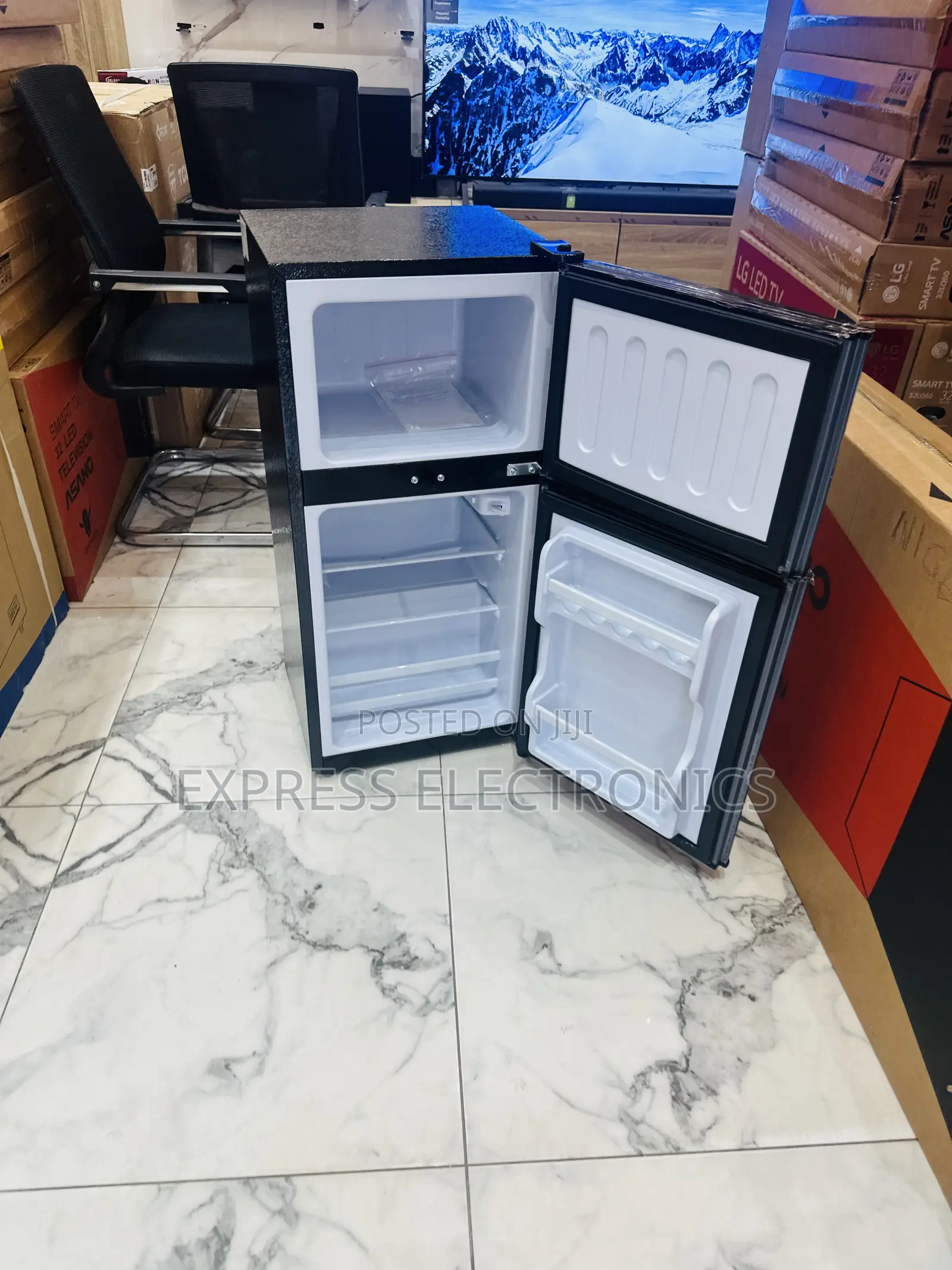 Durable Materials Double Door Fridge Pearl