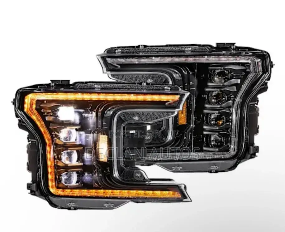 Headlights Lamps For 18-20 Ford F150 Xl Xlt Mk Ii Led