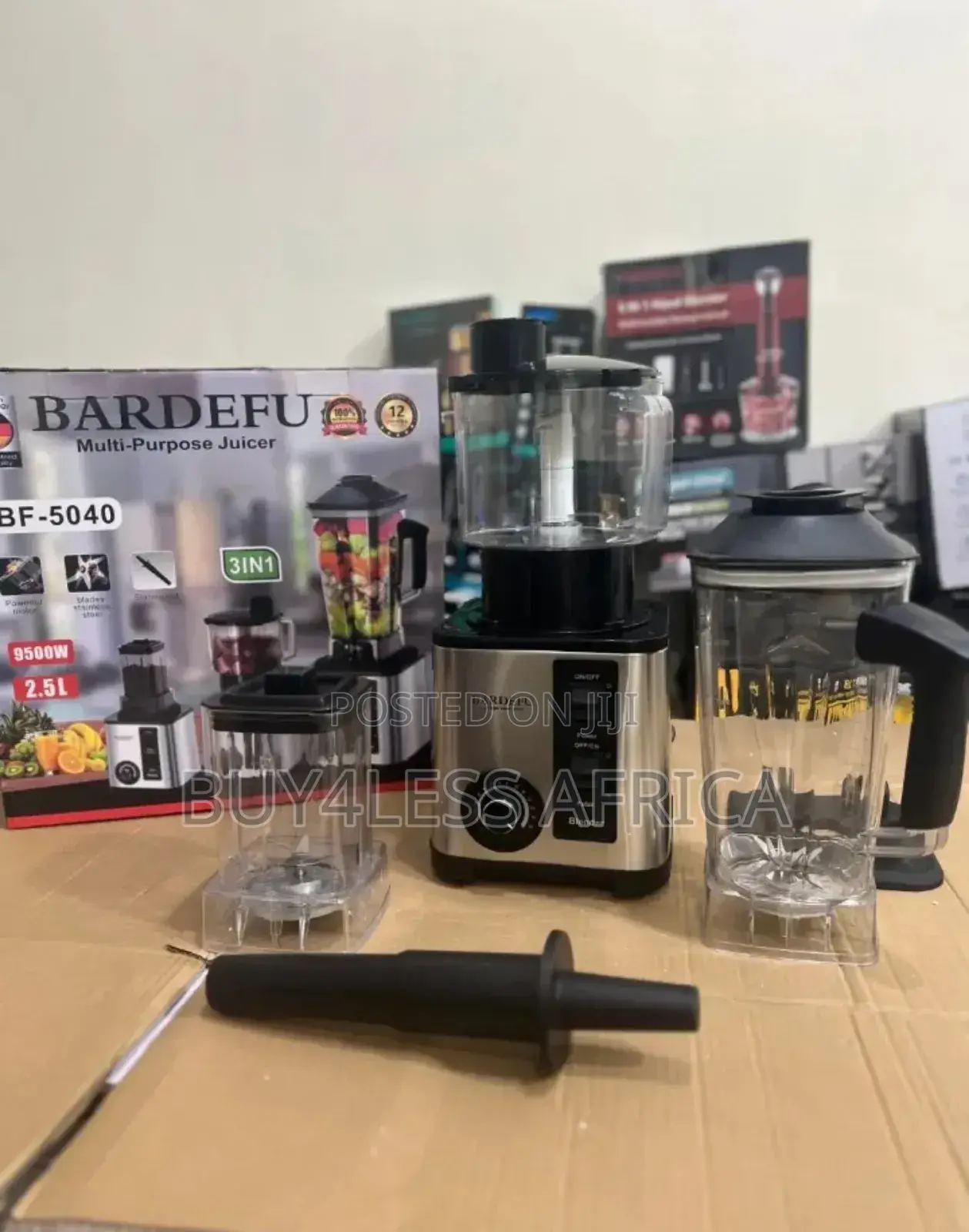 Original Germany Bardefu 3 in 1 Blender Set