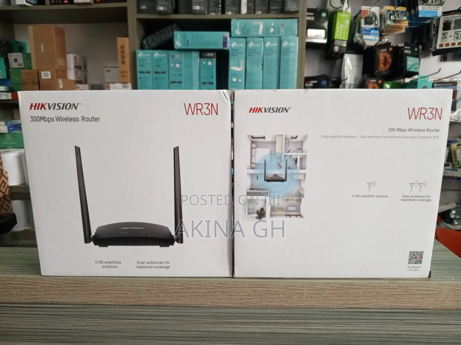 Hikvision 300mbps Wireless Router 5dbi High Gain Wr3n