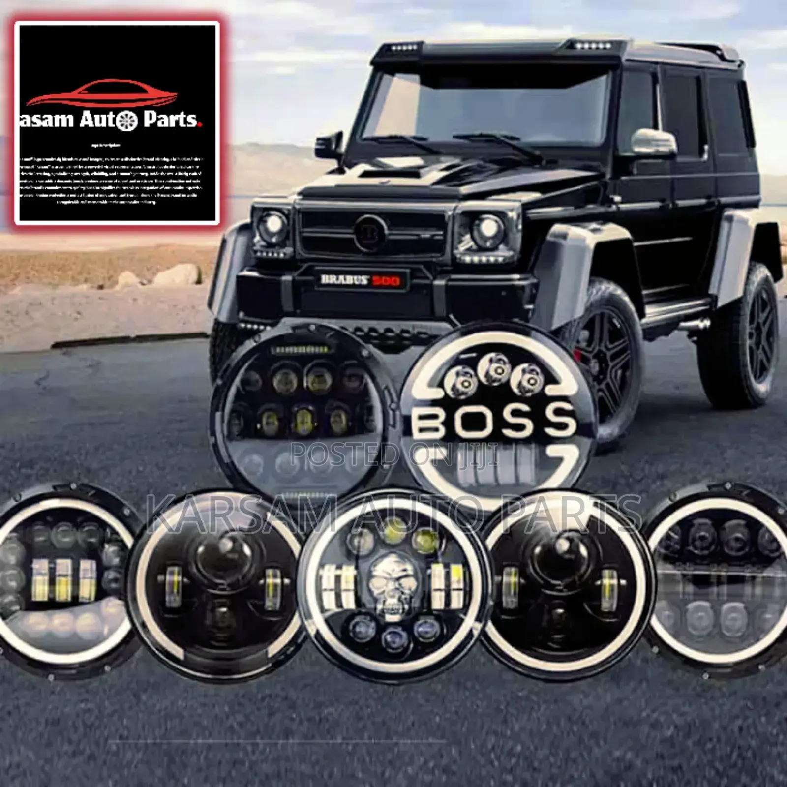 G Wagon Headlight With Different Types