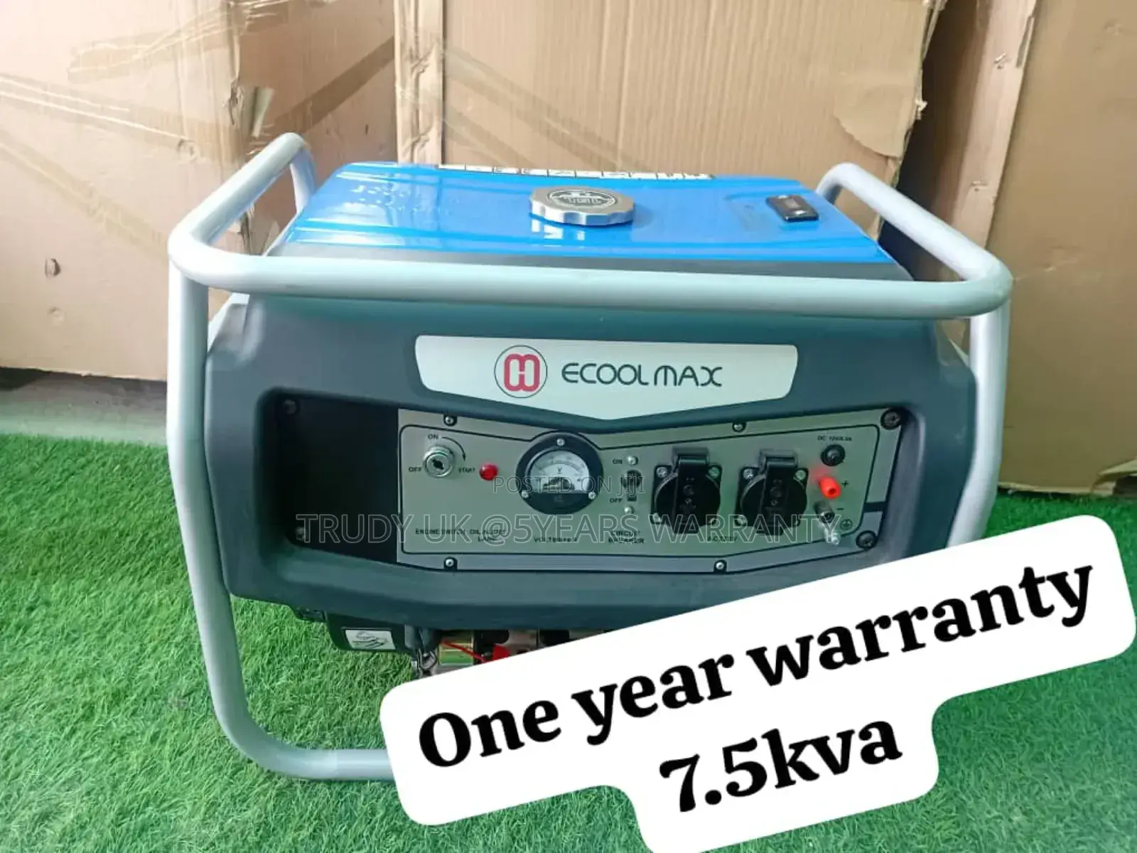 Formidable 7.5kva Ecoolmax Key Start Petrol Genset 8.2kw