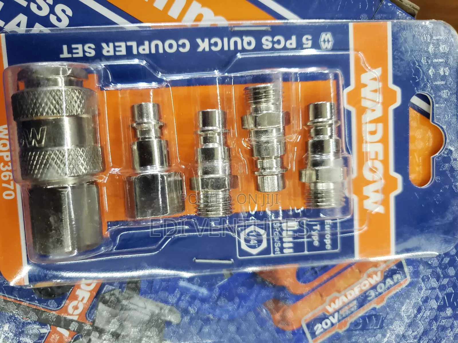 Wadfow 5 Pieces Air Compressor Coupler Set