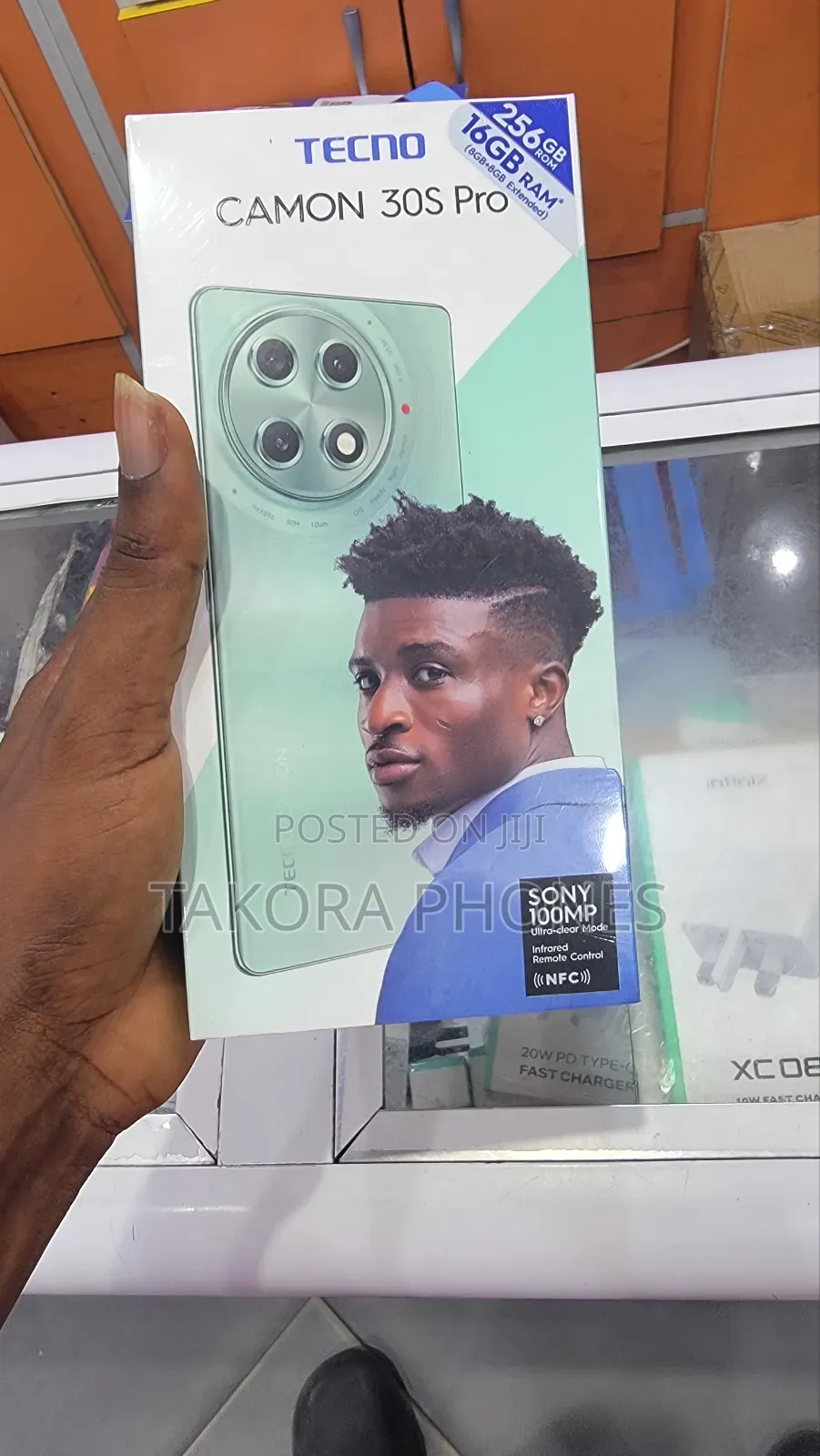 New Tecno Camon 30S Pro 256 GB Black