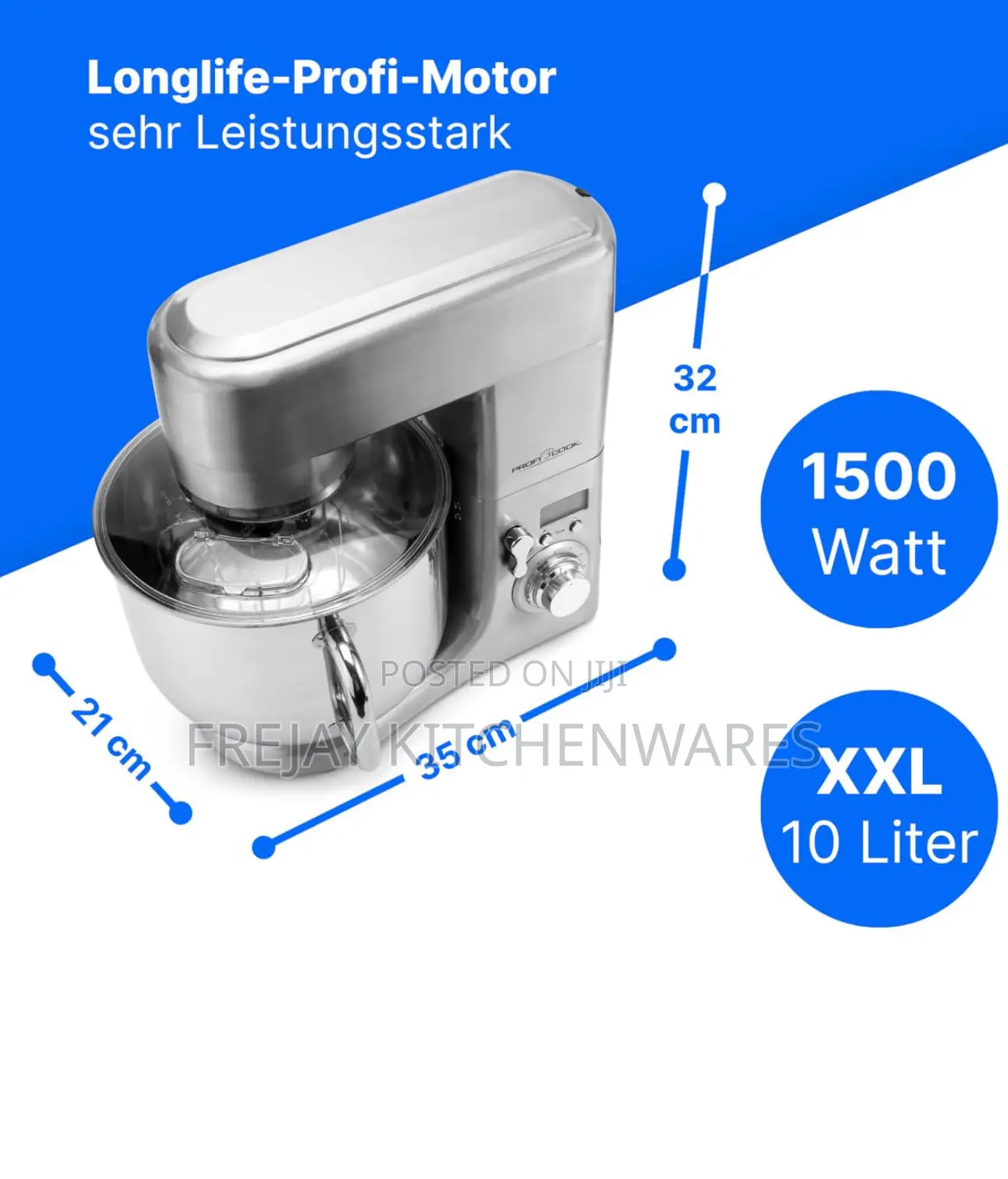 Profi Cook 10l Commercial Cake Mixer