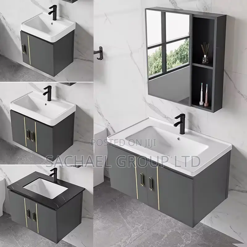 Cabinet Basin With Mirror 80