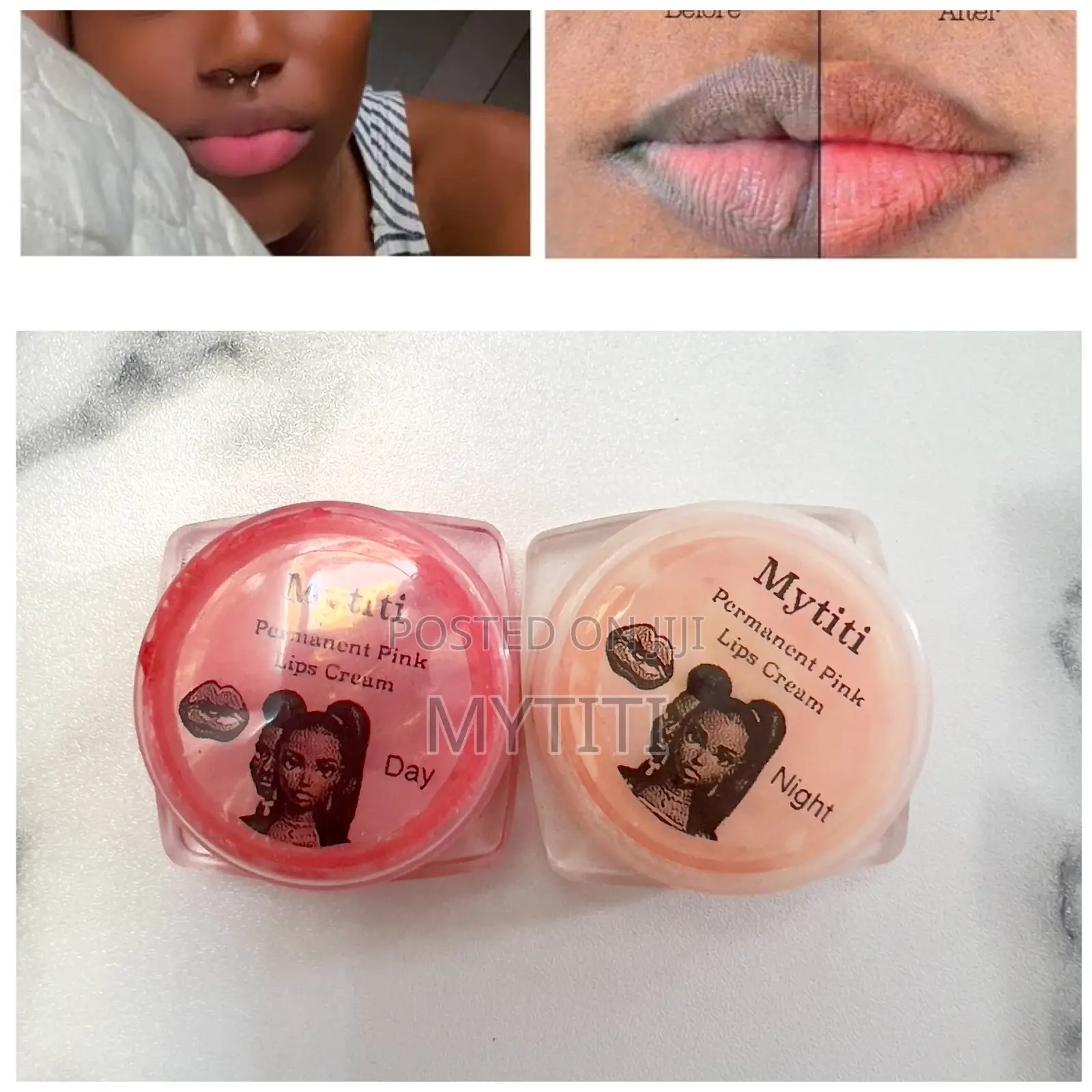 Dark Lips Treatment Pink Lip Cream )