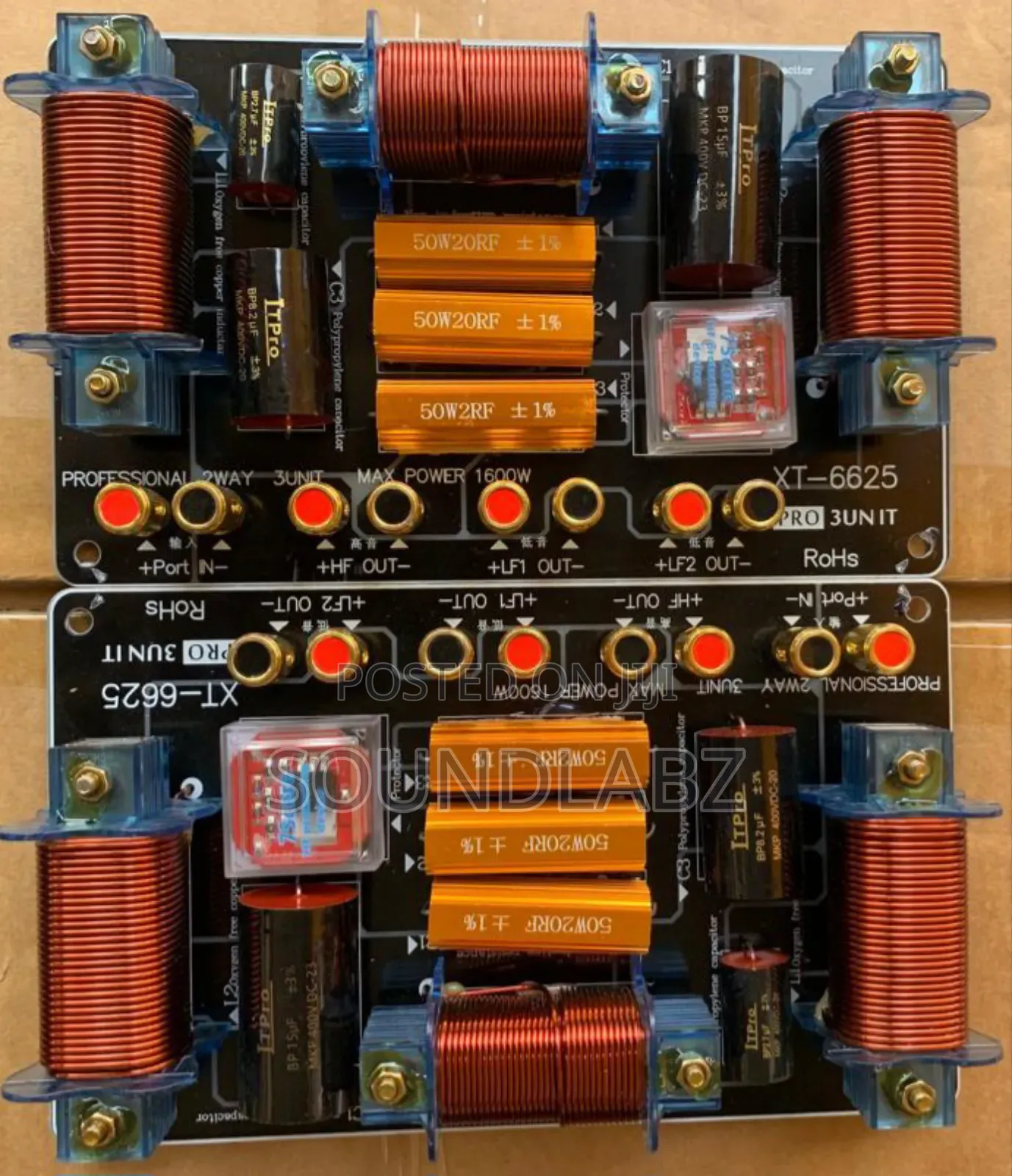 Winford High Power Speaker Crossover 3 Way