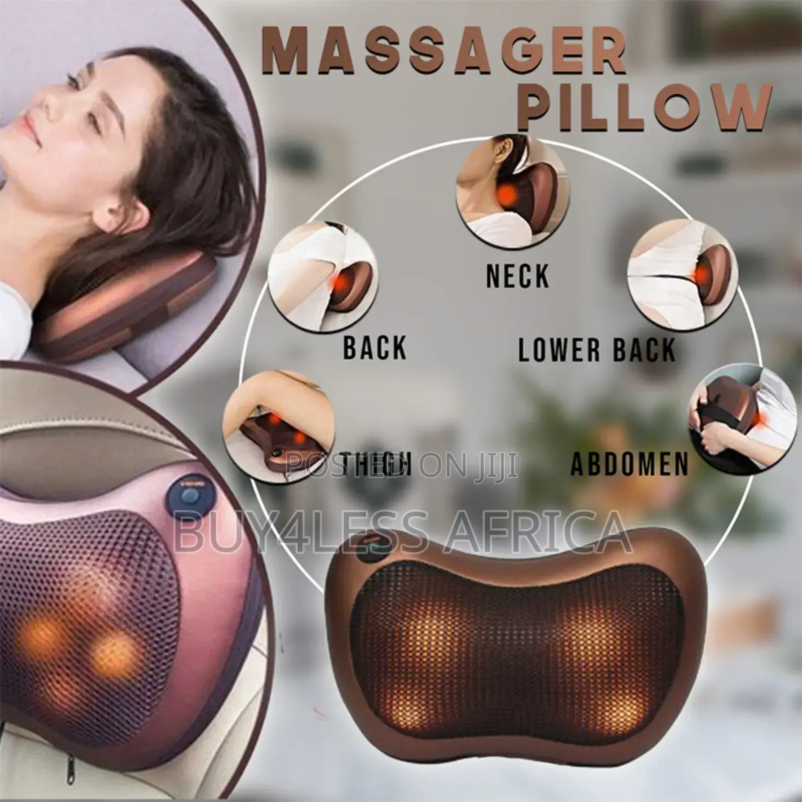 Compact and Portable Massager Pillow