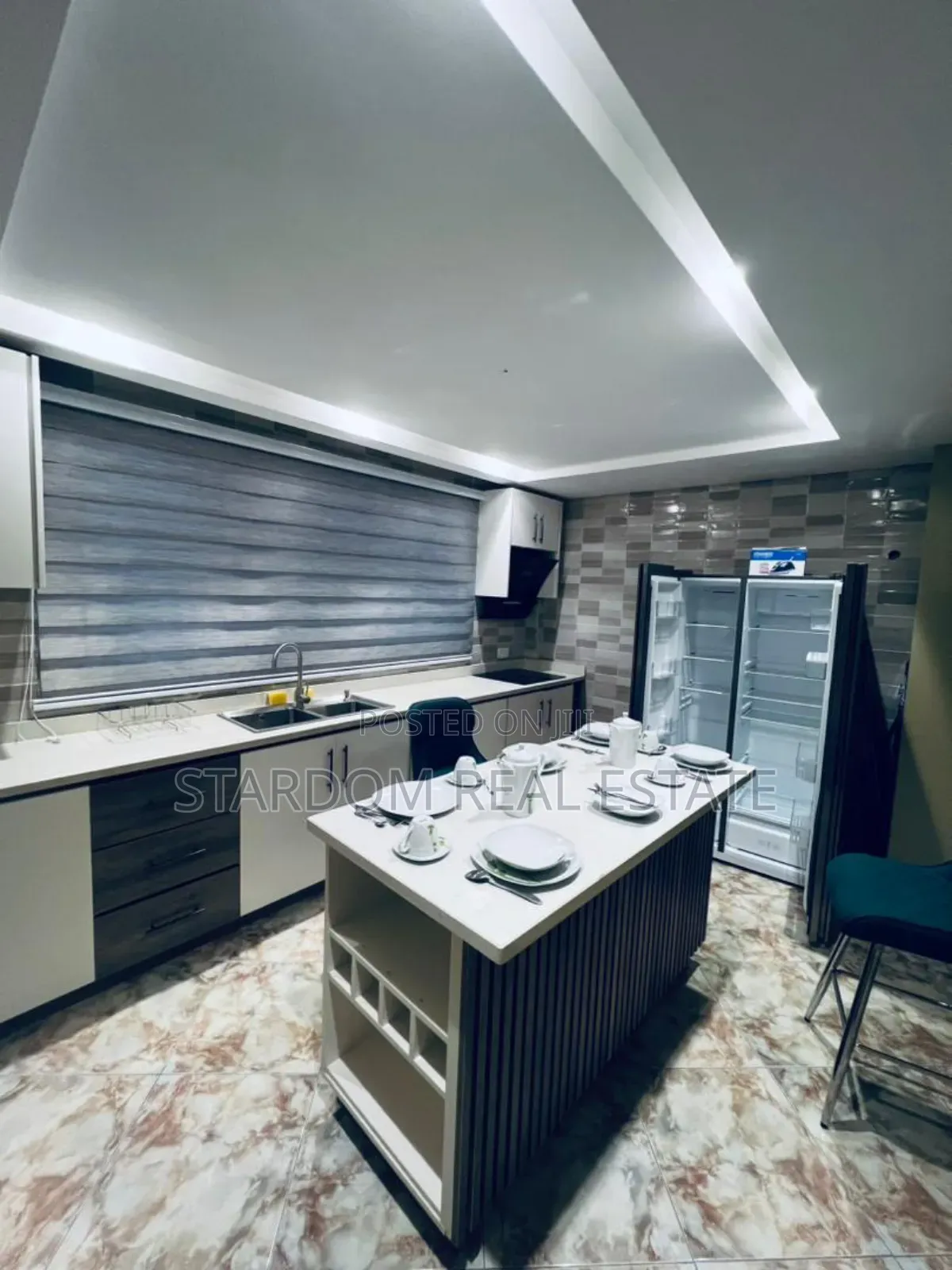 Furnished 4bdrm Townhouse / Terrace in Adjiriganor for rent