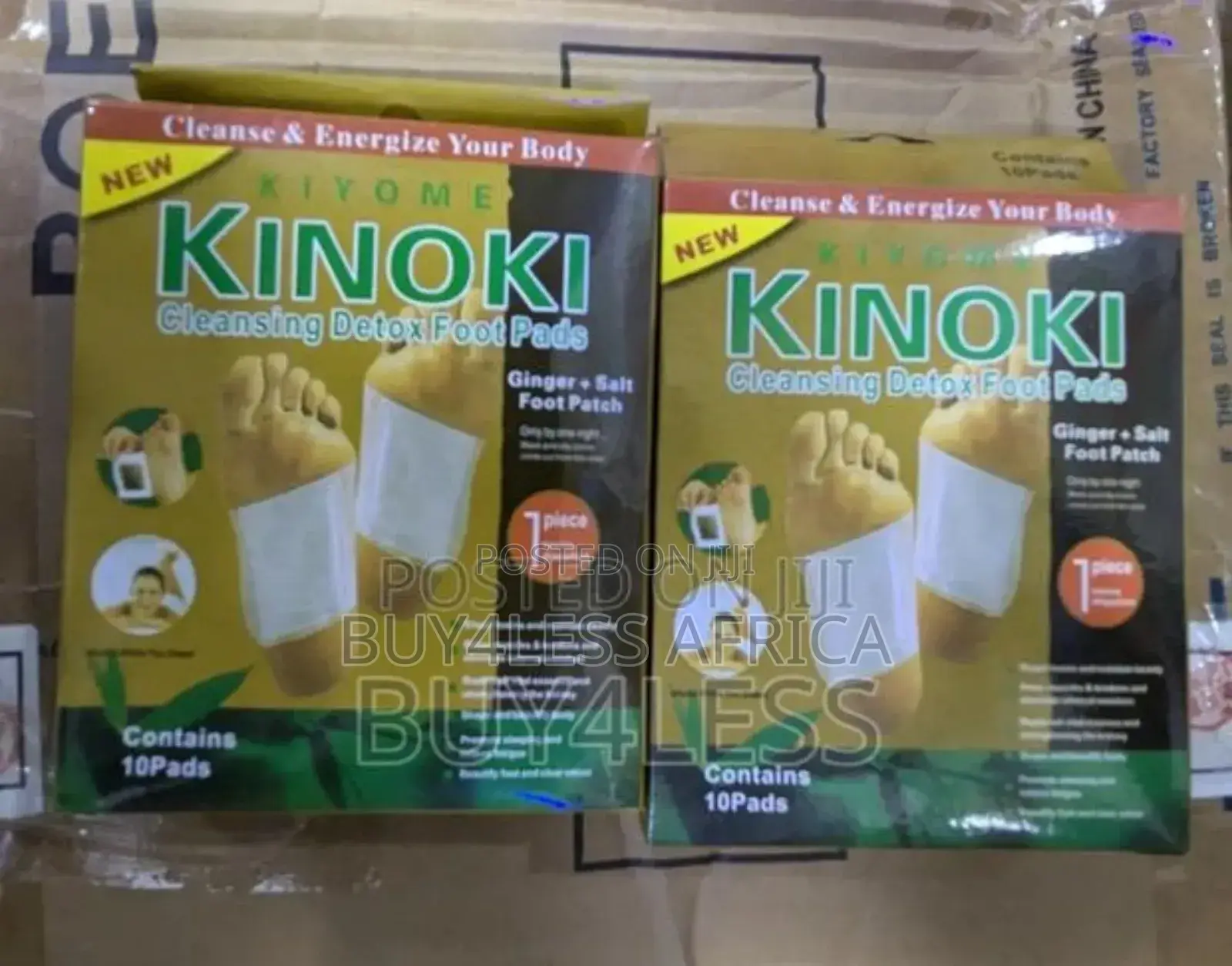 Kiyome Kinoki Cleansing Detox Foot Pads - 10 Pads
