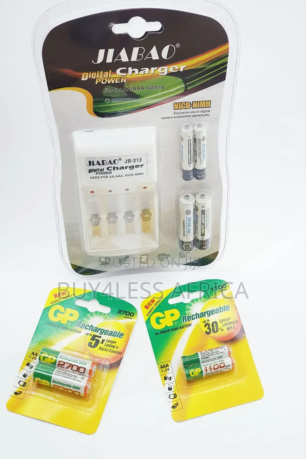 Electric Battery Charger With 4 Batteries