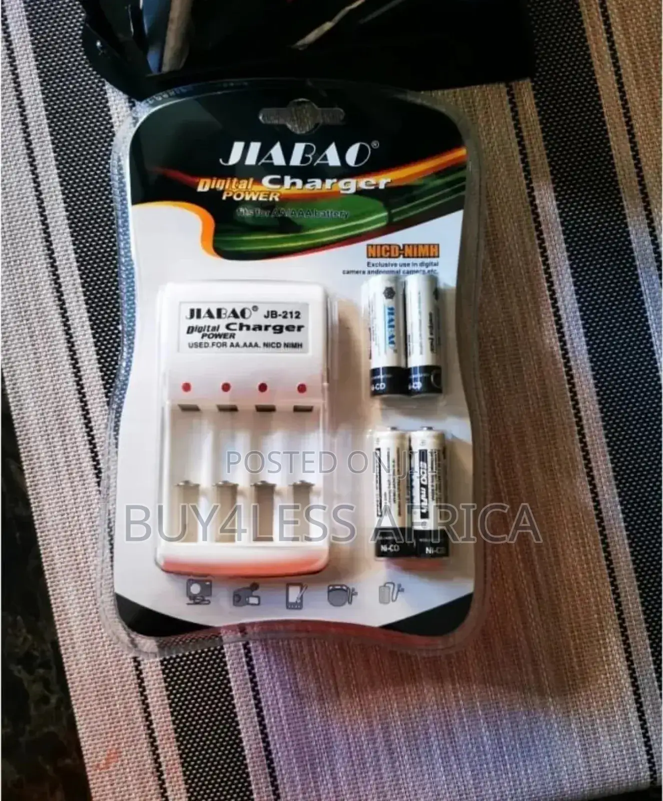 Electric Battery Charger With 4 Batteries