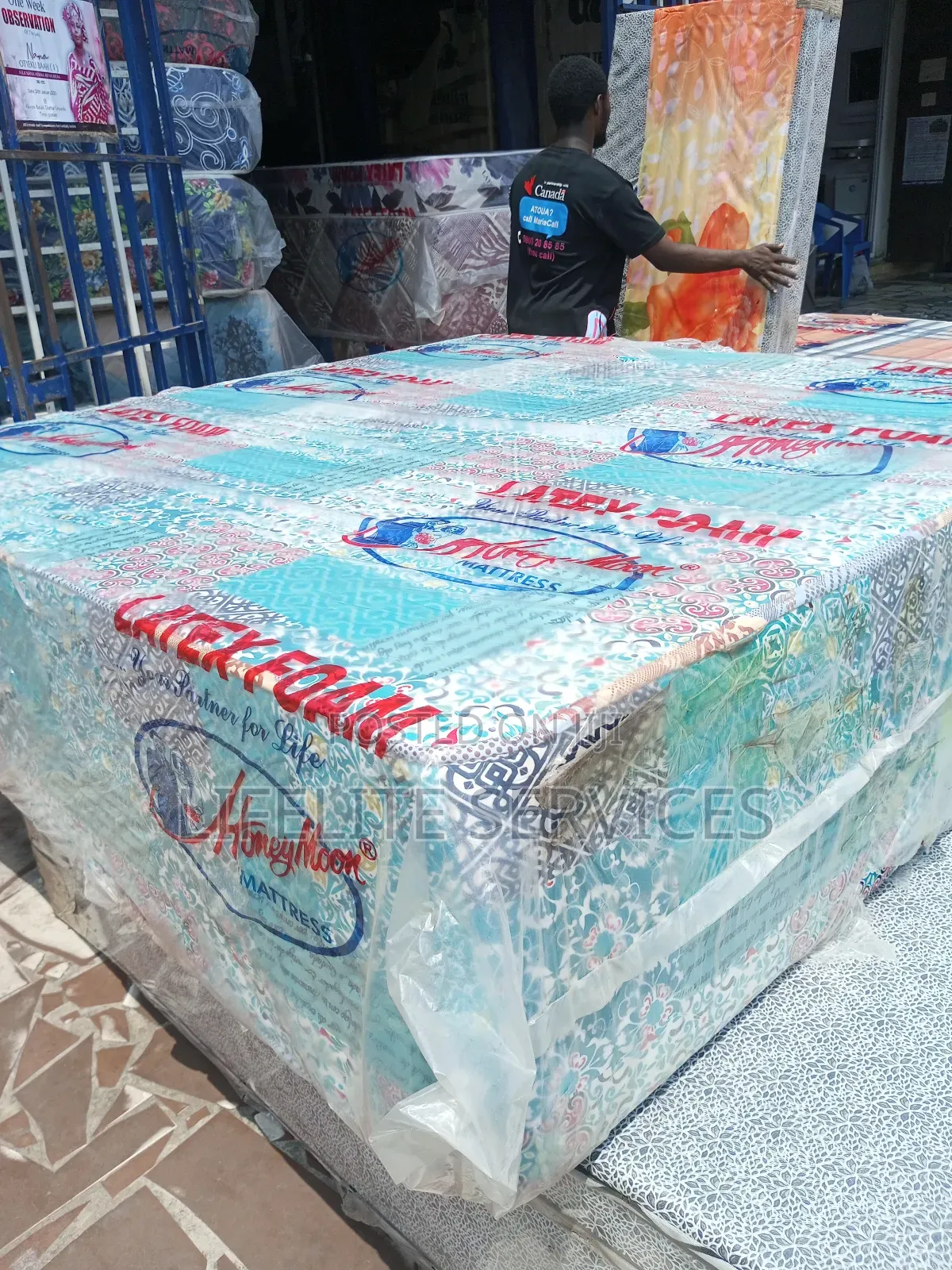 20" Mattress Latex High Density *72"X 75"