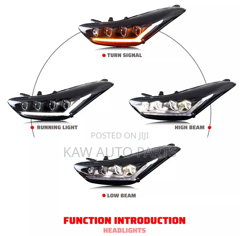 2012,2013,2014,2015,2016 Led Headlight For Hyundai Elantra