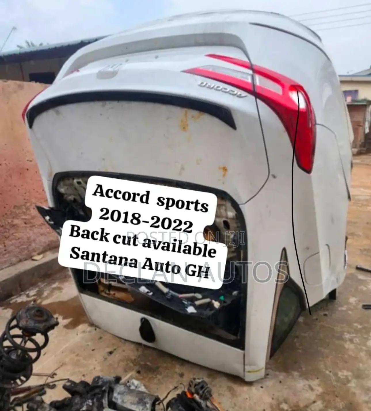 Accord Sports 2018-2022 Back Cut Available