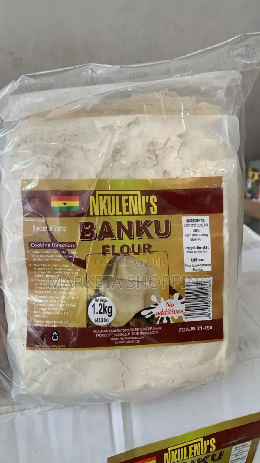 Nkulenu Banku Flour 1.2kgx9