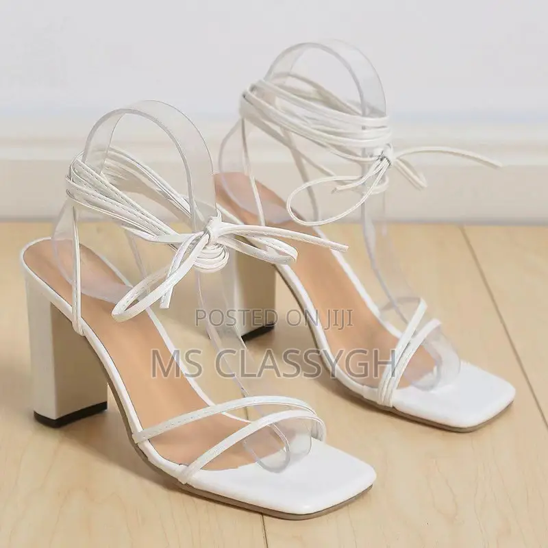 Sandals Wear Square Head Lace-Up Hot Style Thick Heel Roman