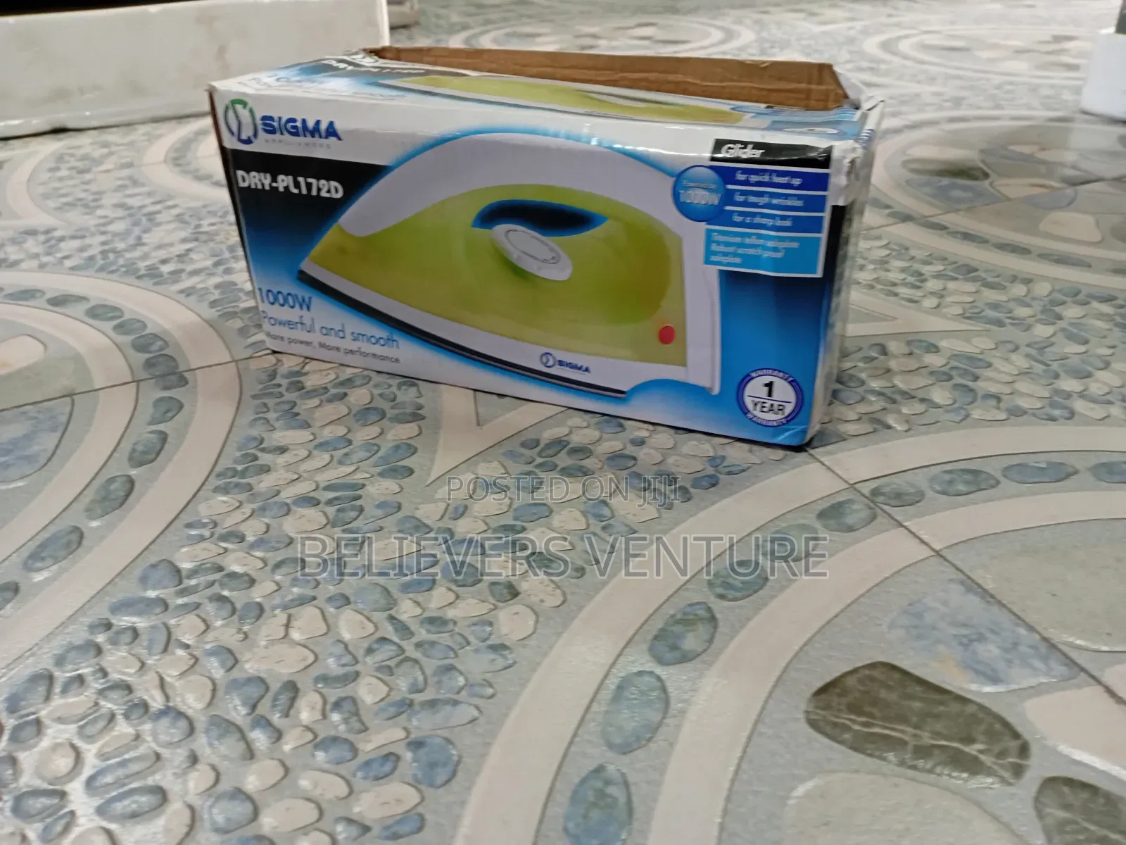 Sigma Products Sigma Dry Iron 1000w Dry Iron