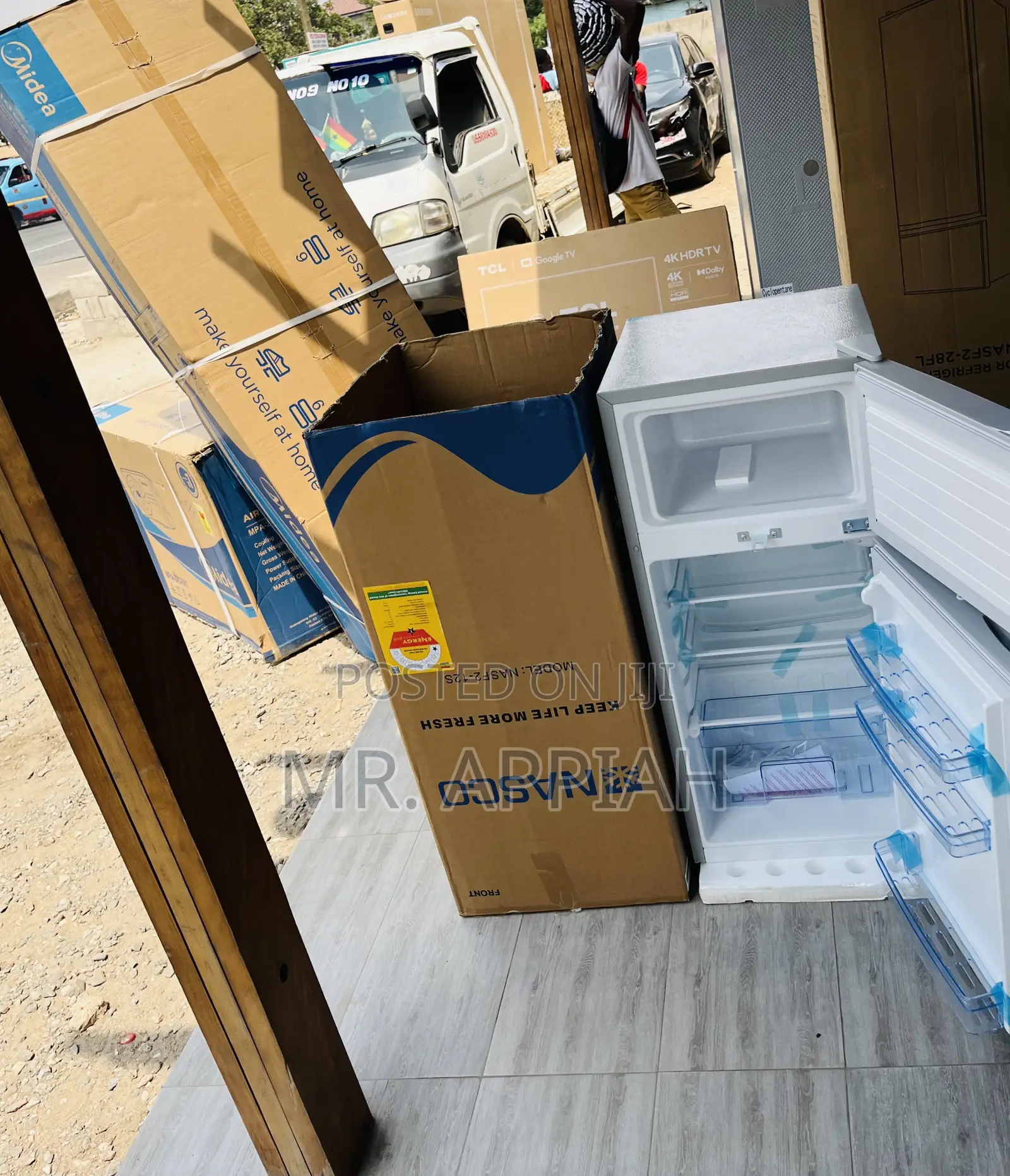 Choose Unique Nasco Double Door Fridge(Nasf2-12s)Gray
