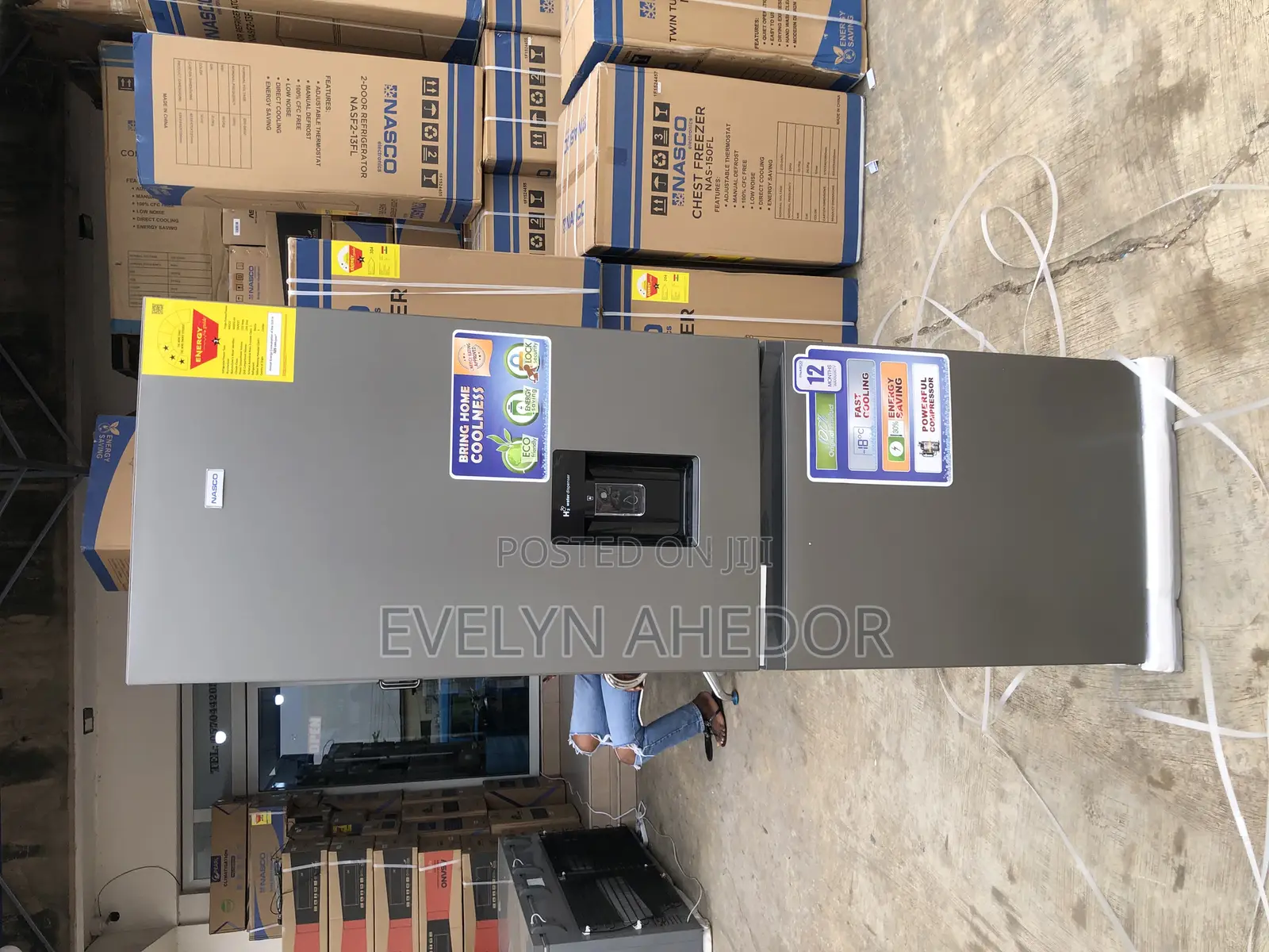 Specious Nasco Bottom Freezer 268 Liters Water Dispenser