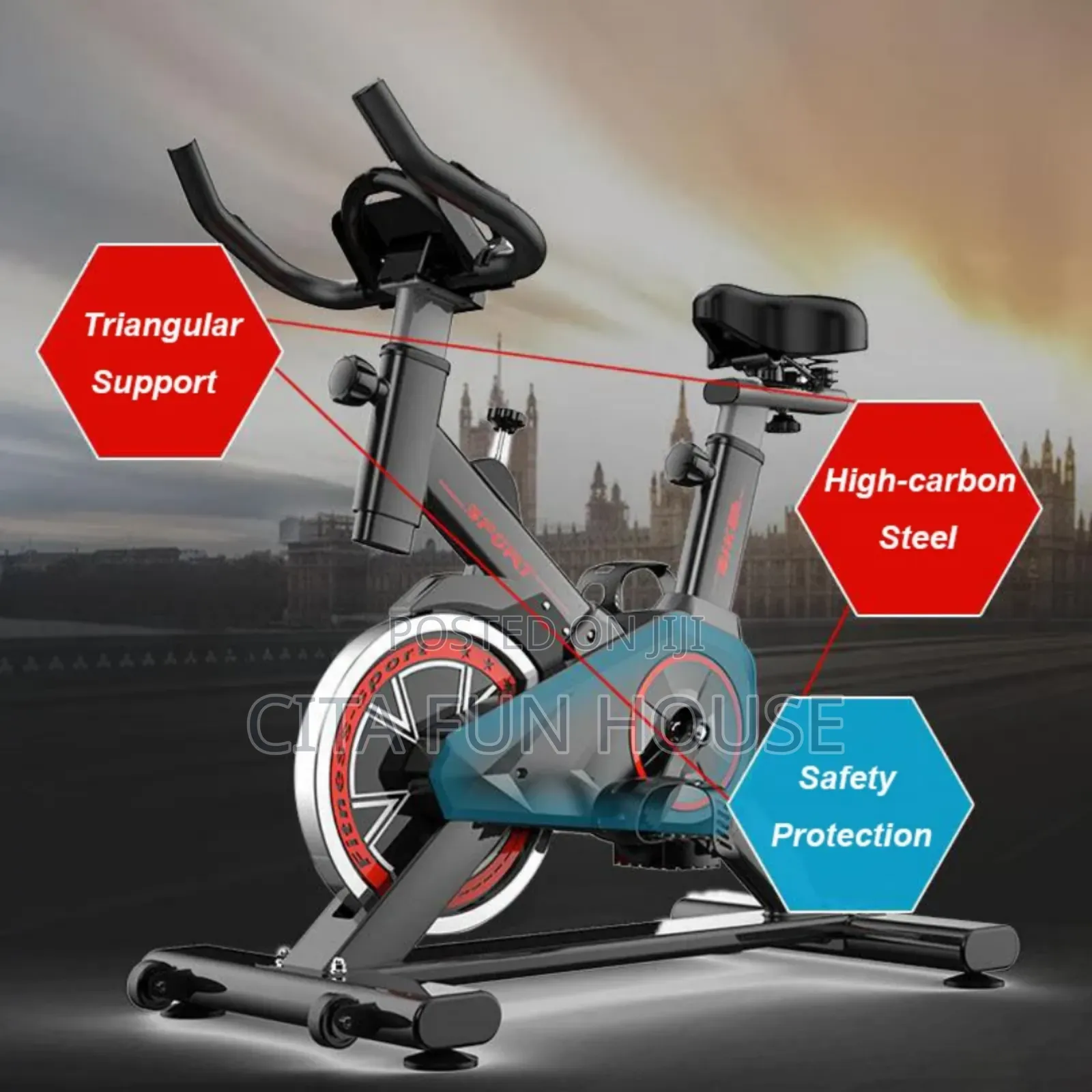 Stationary Exercise - Spinning Bike for Cardio