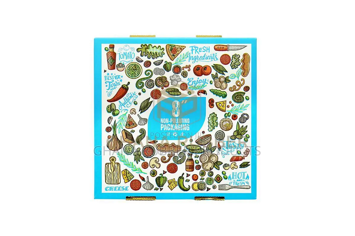 Pizza Boxes 8" Freshly-Baked Design (50pcs)
