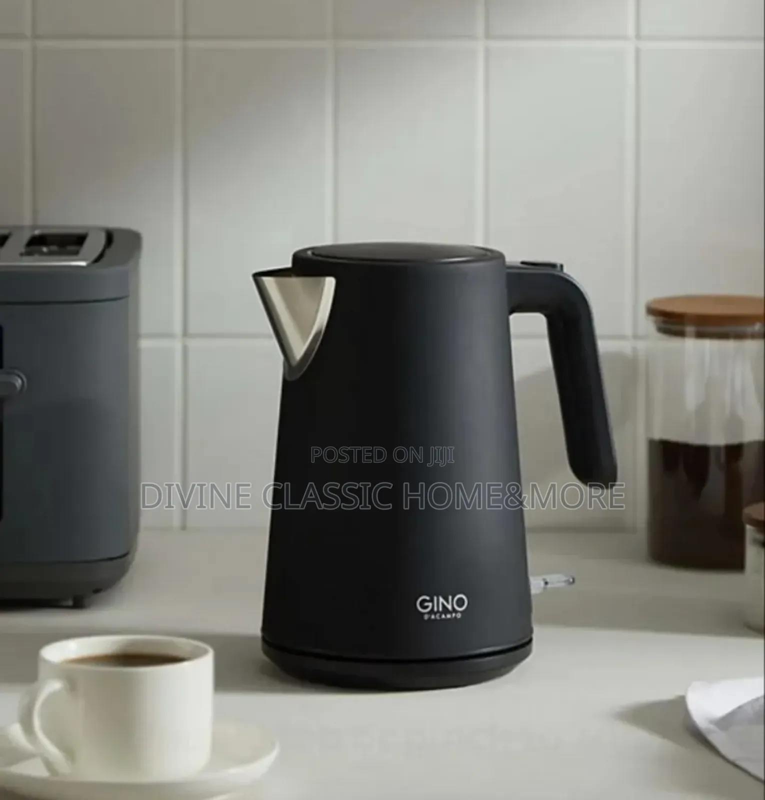 Gino d'Acampo Black Fast Boil Kettle