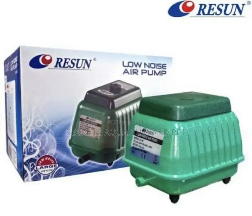14 Out Low Noise Airpump For Ponds( Comes Tube N Stones)